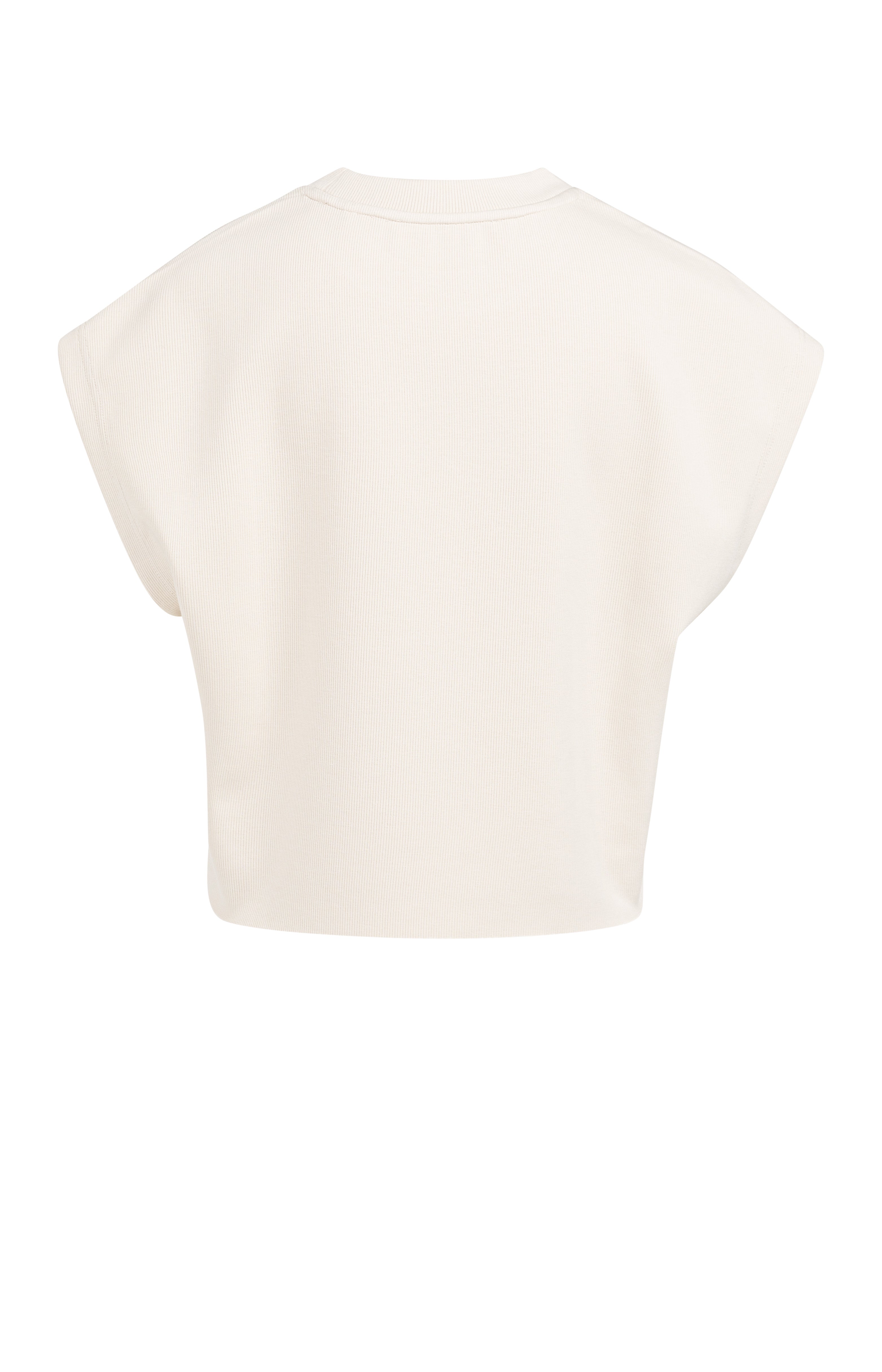 Yaya Sleevess Boxy Creme
