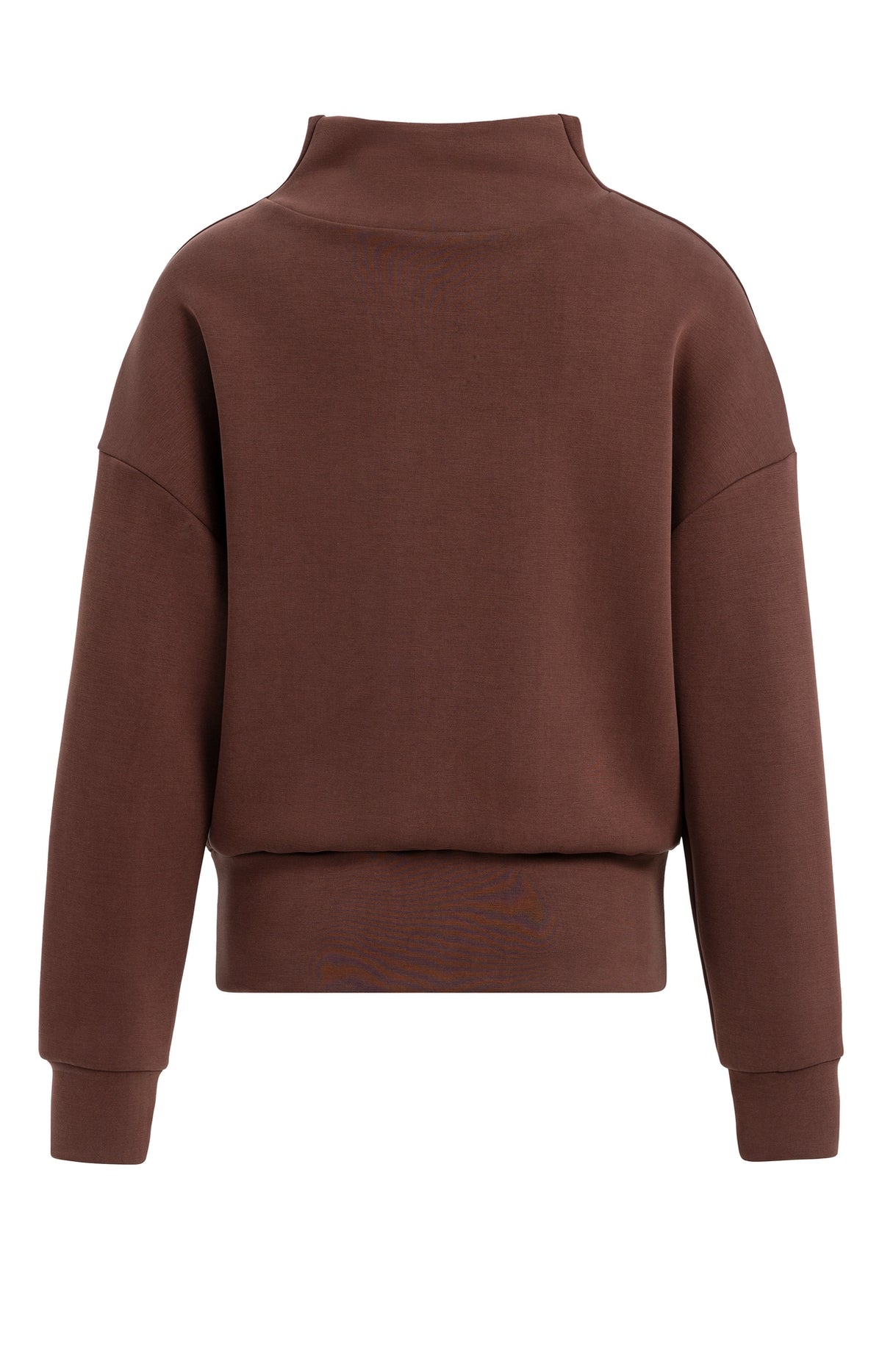 YAYA Sweater Hoge Halslijn Chocolate Red