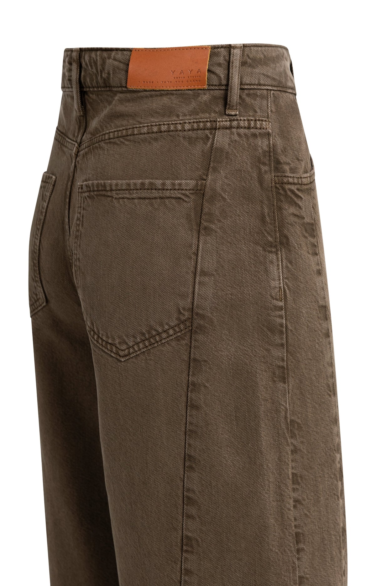 YAYA Jeans Wijde Pijp BrownL34