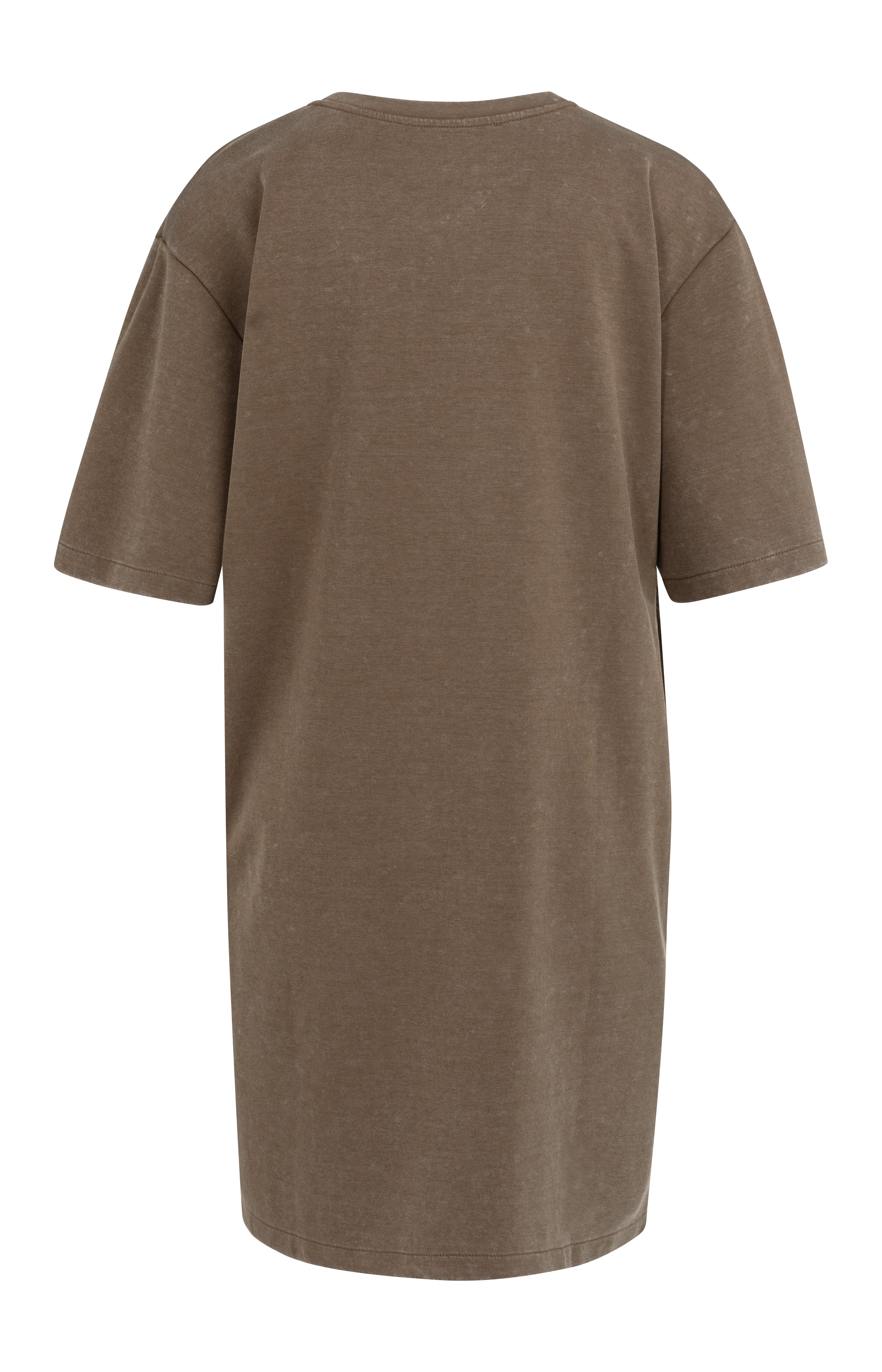 Yaya Jersey V-Neck Dress Brown