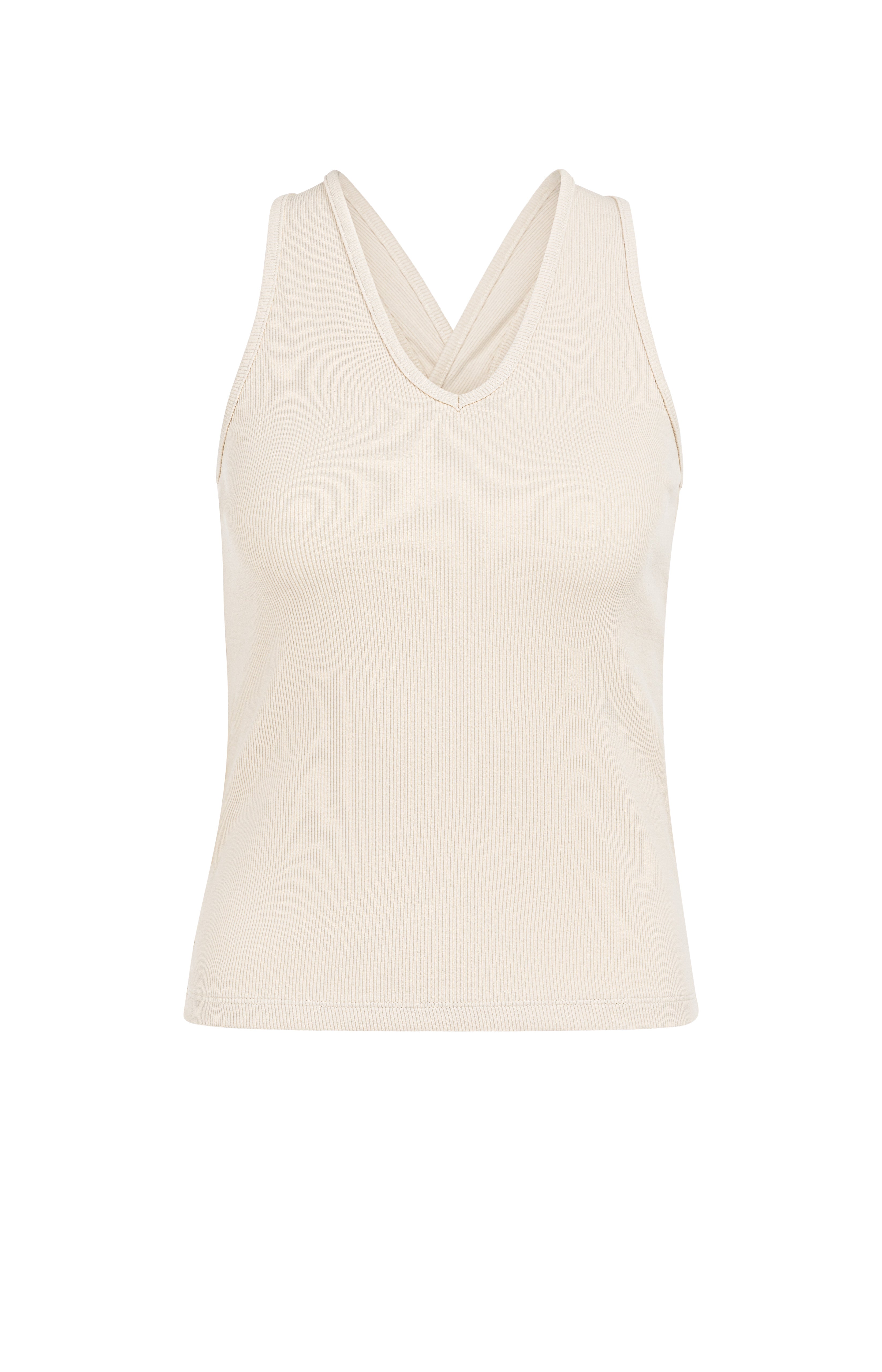 Yaya Singlet Racerback Creme
