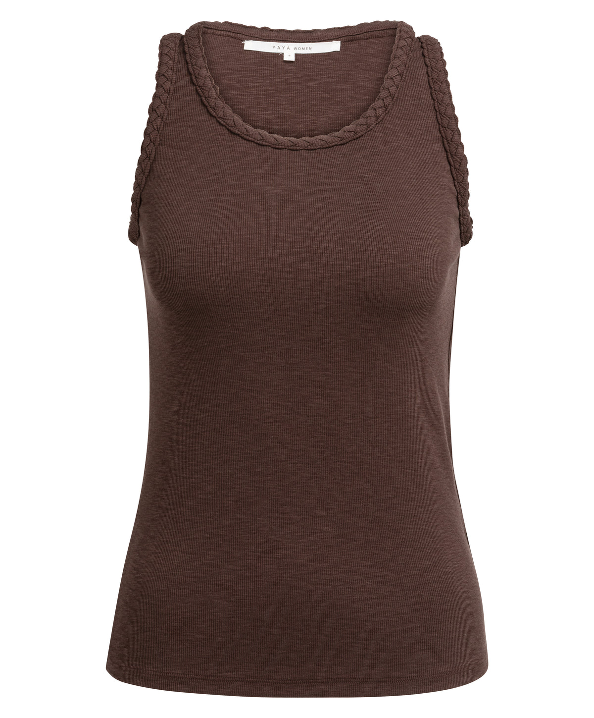 Yaya Singlet Gevlochten Auberg