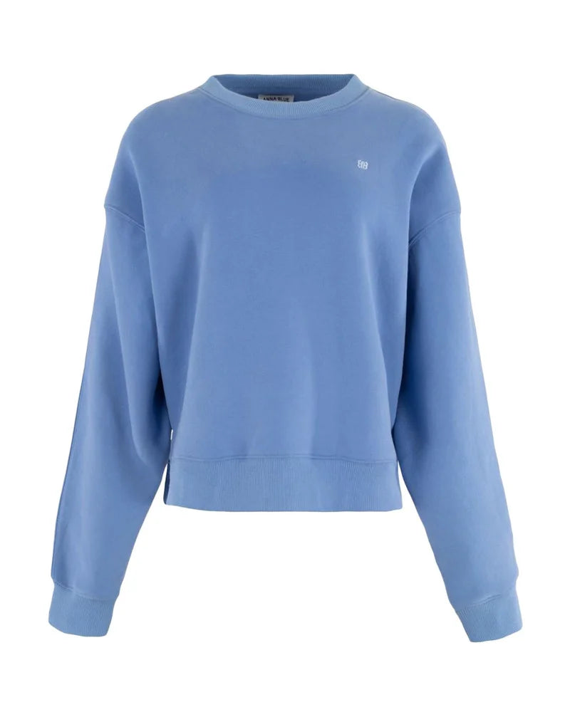 Anna Blue Sweater Crewbiglogo