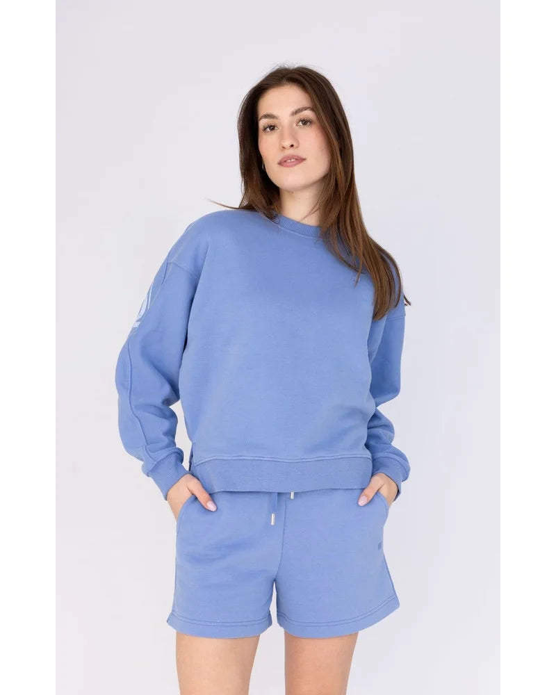 Anna Blue Sweater Crewbiglogo