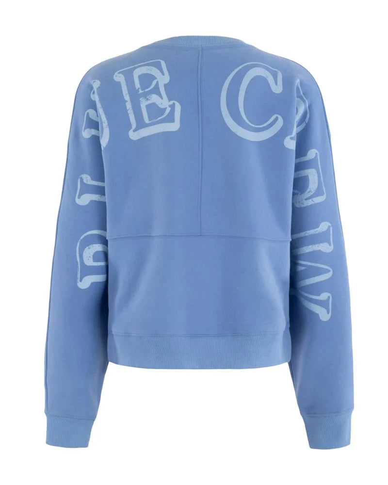 Anna Blue Sweater Crewbiglogo