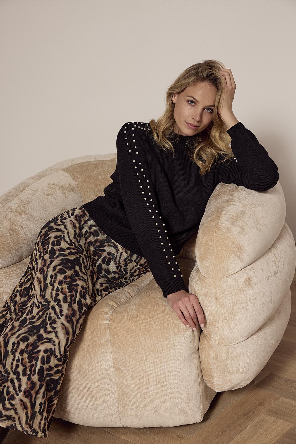Tramontana Maxi Skirt Wild Illusion Print