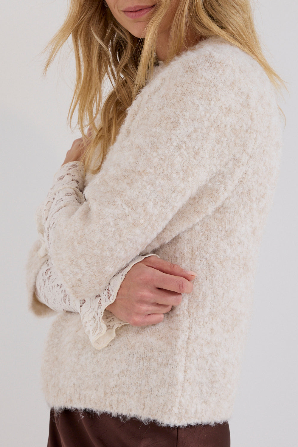 Tramontana Boucle Jumper Snow
