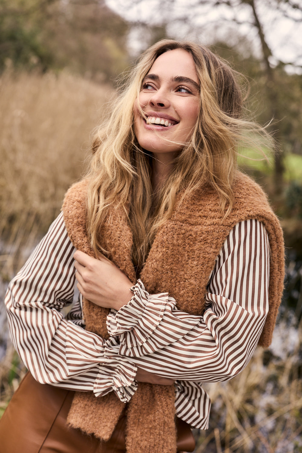 Tramontana Striped Blouse Cinn