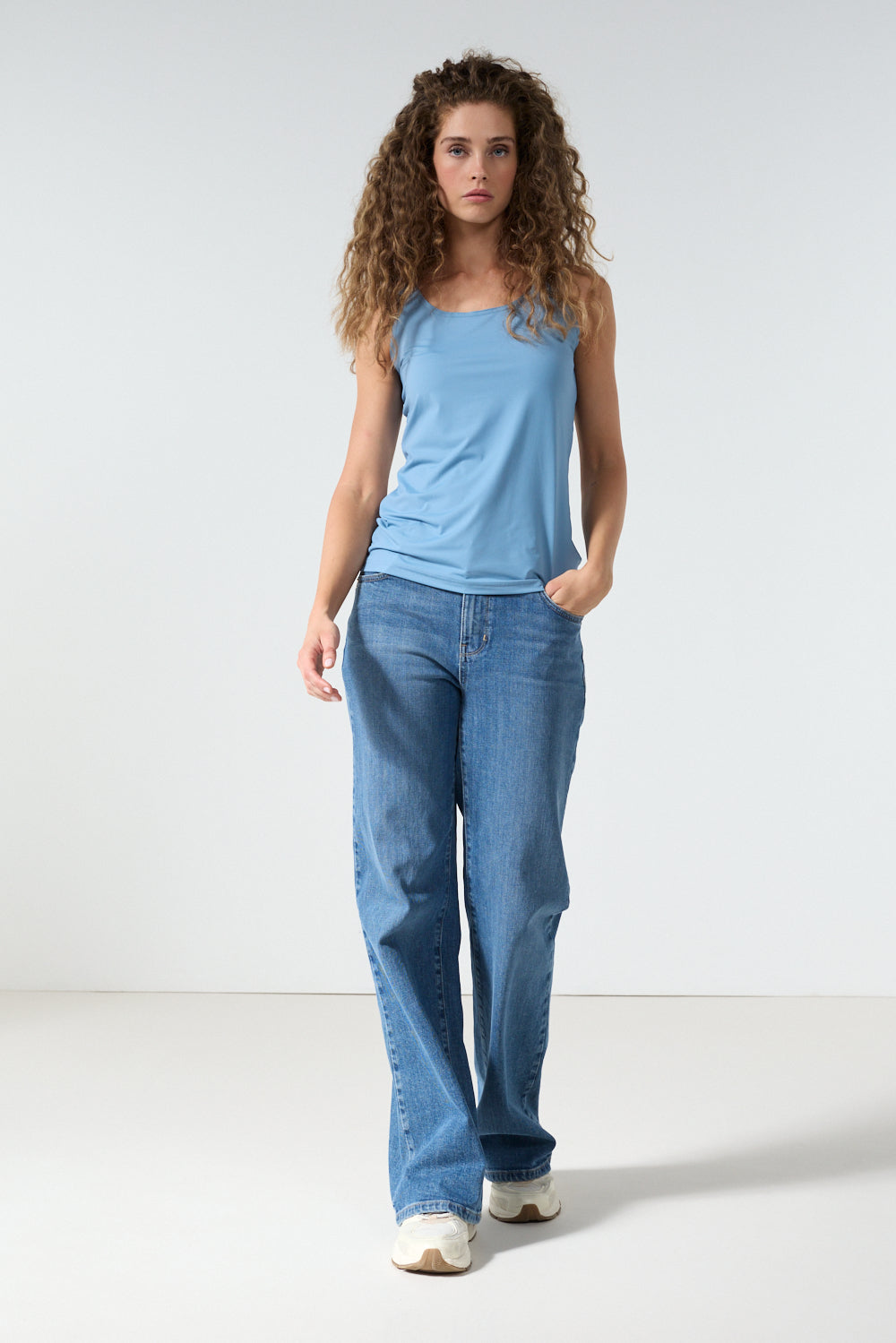 Tramontana Pia Style Top Moody Blue