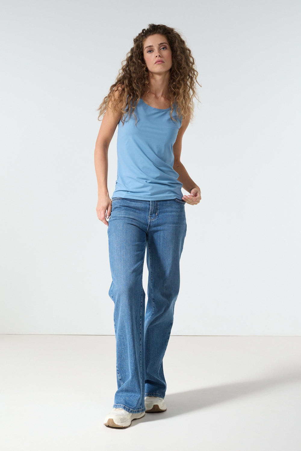 Tramontana Pia Style Top Moody Blue