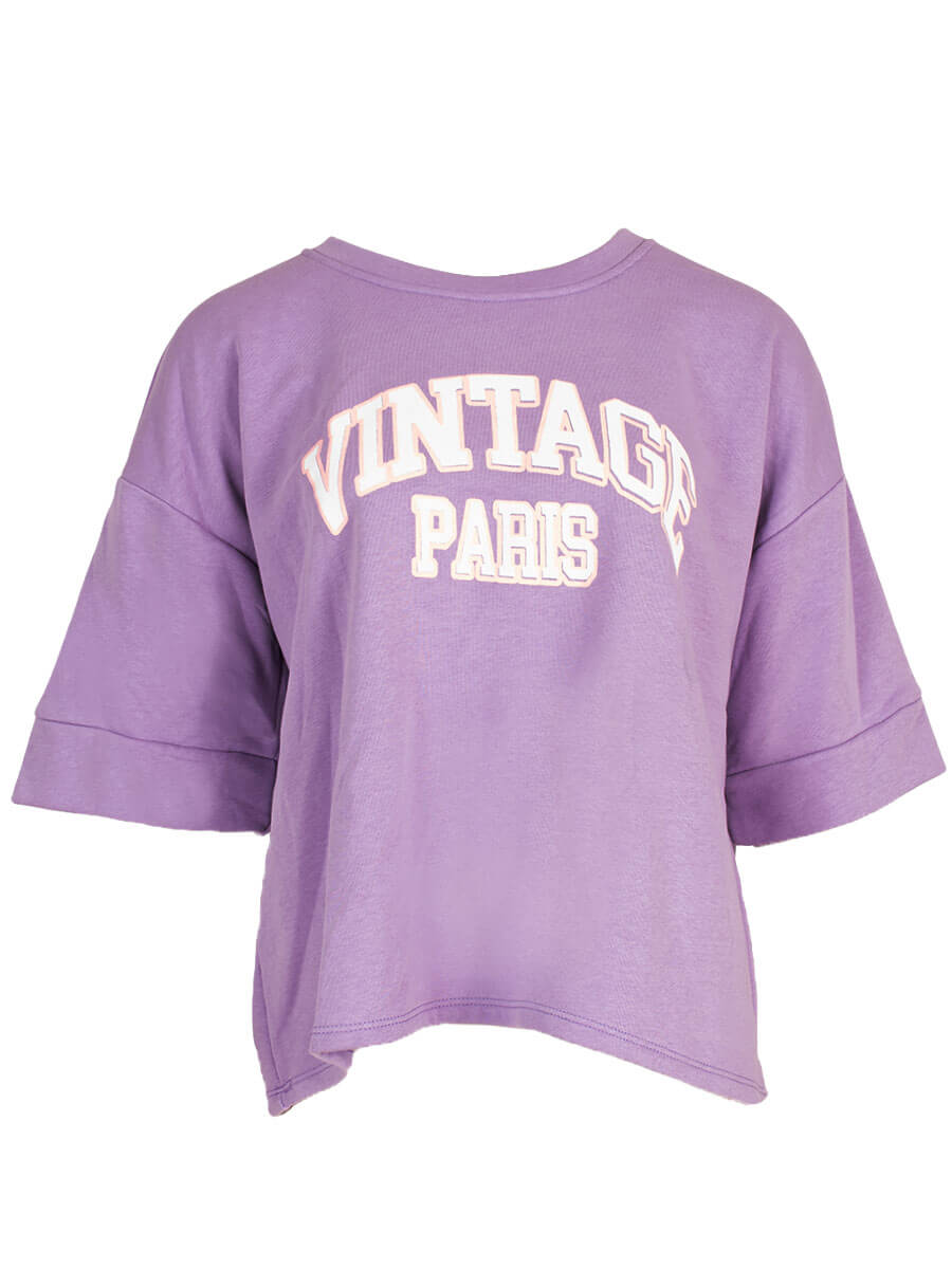 Azzurro Sweater Purple Vintage Paris
