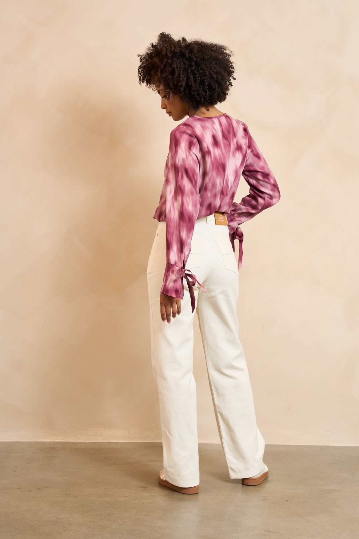 Lofty Manner Blouse Mauve Ombr