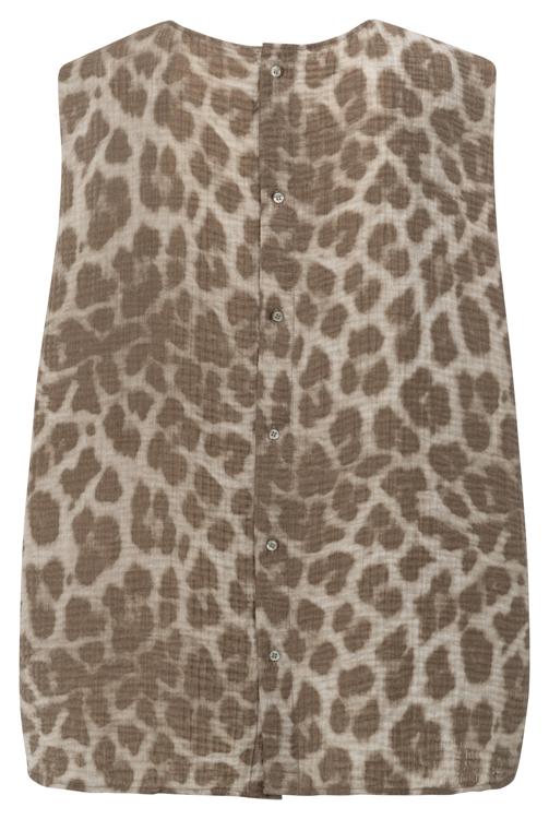 Mouwloze Top Leopard Print YAYA