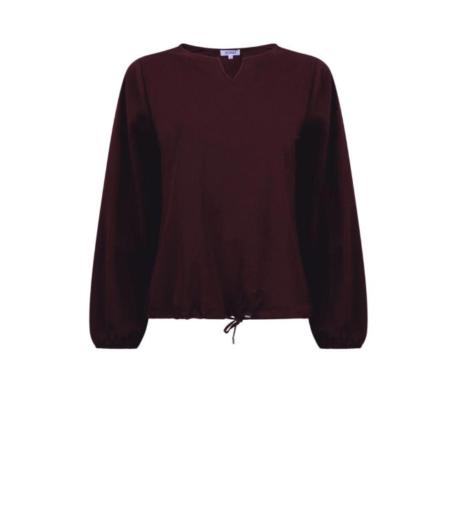 ZOSO Blouse Travel Joan Bordeaux