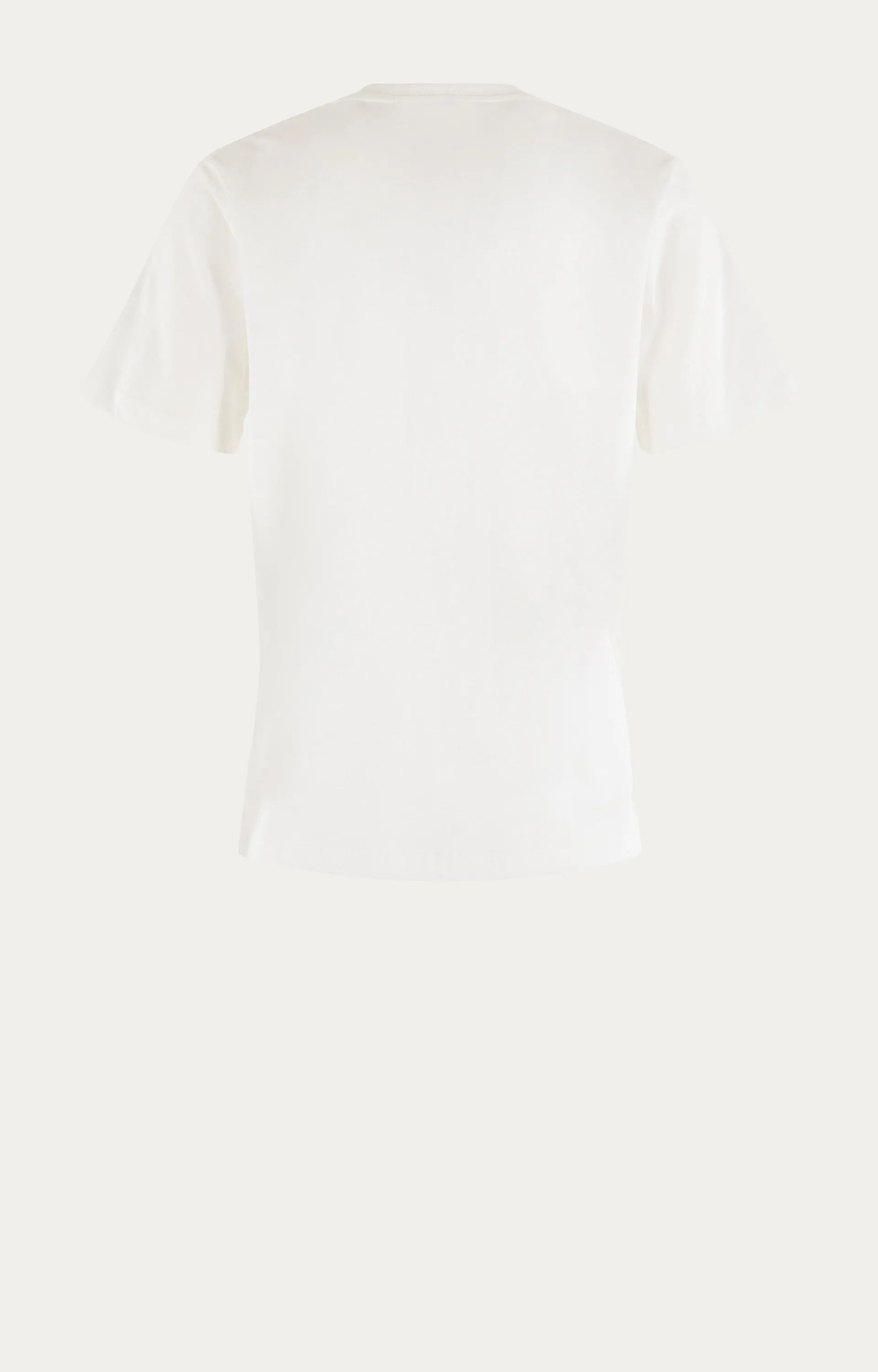 Anna Blue Tshirt Slim Off White