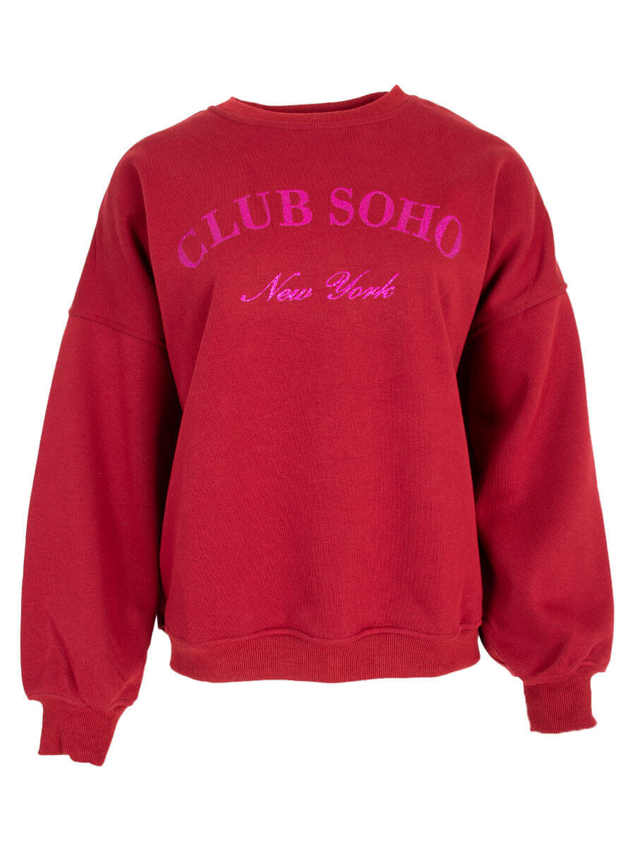 Azzurro Sweater Soho Dark Red