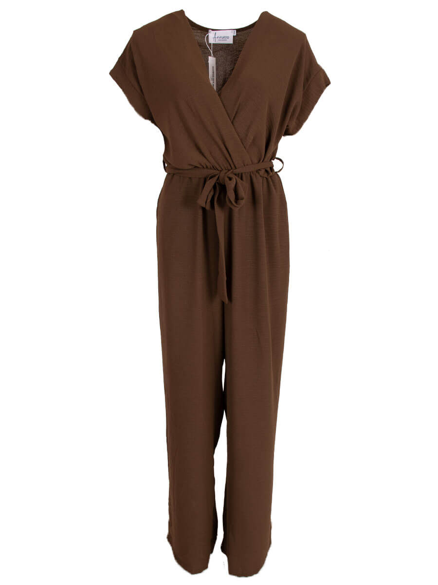 Azzurro Jumpsuit Brown