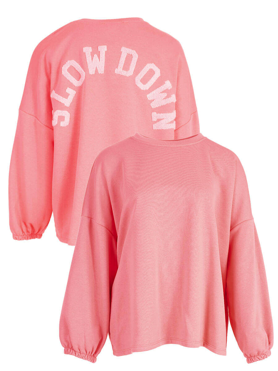 Azzurro Sweater Pink Slow Down