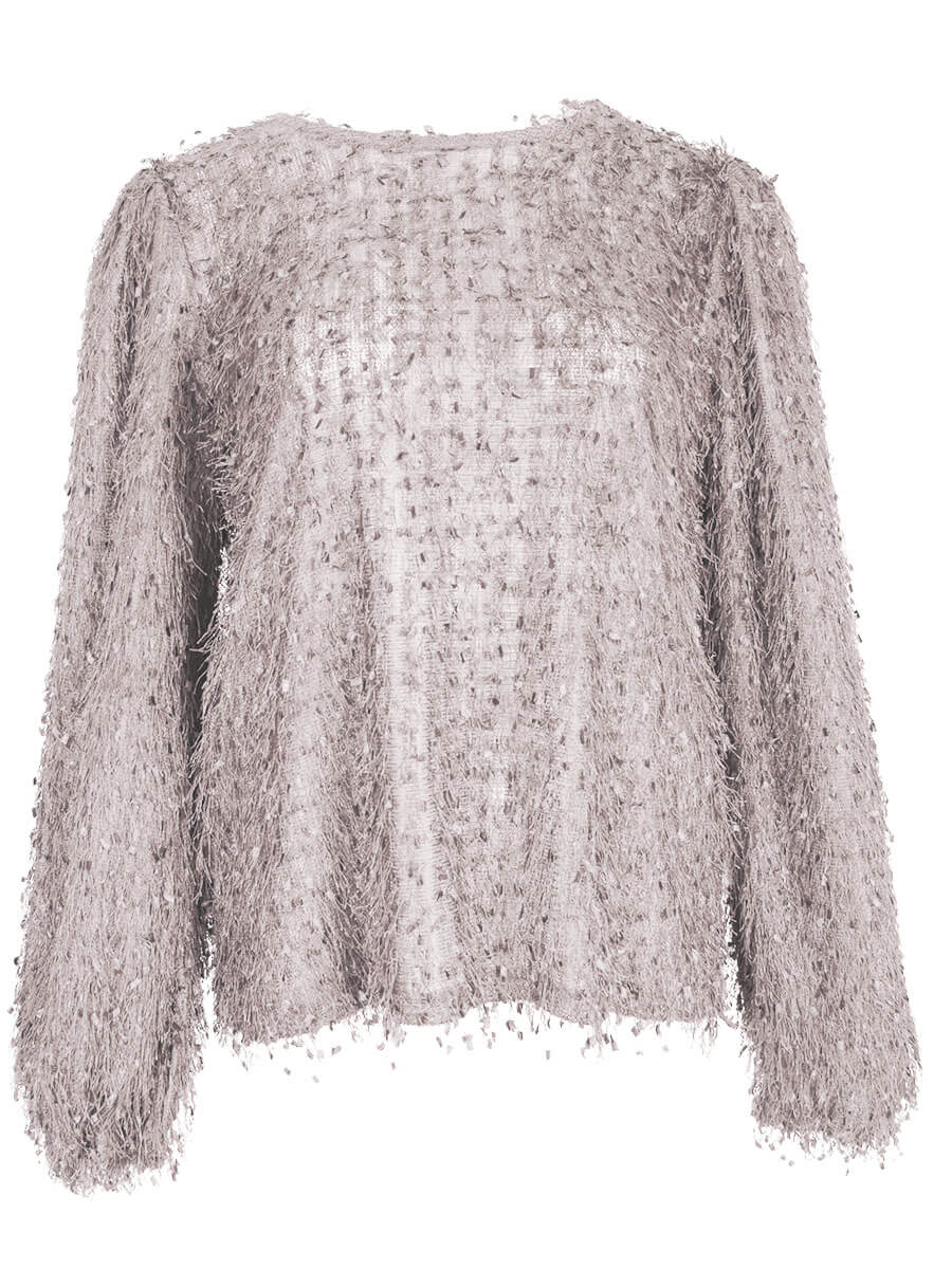 Azzurro Feestelijke Top Zilver