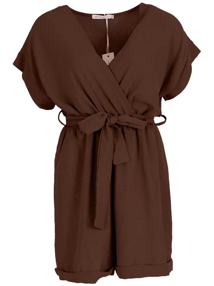 Jumpsuit Kort Bruin