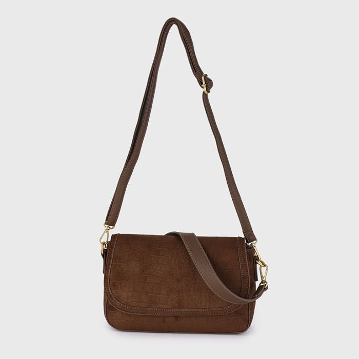 Suede Tasje Brown