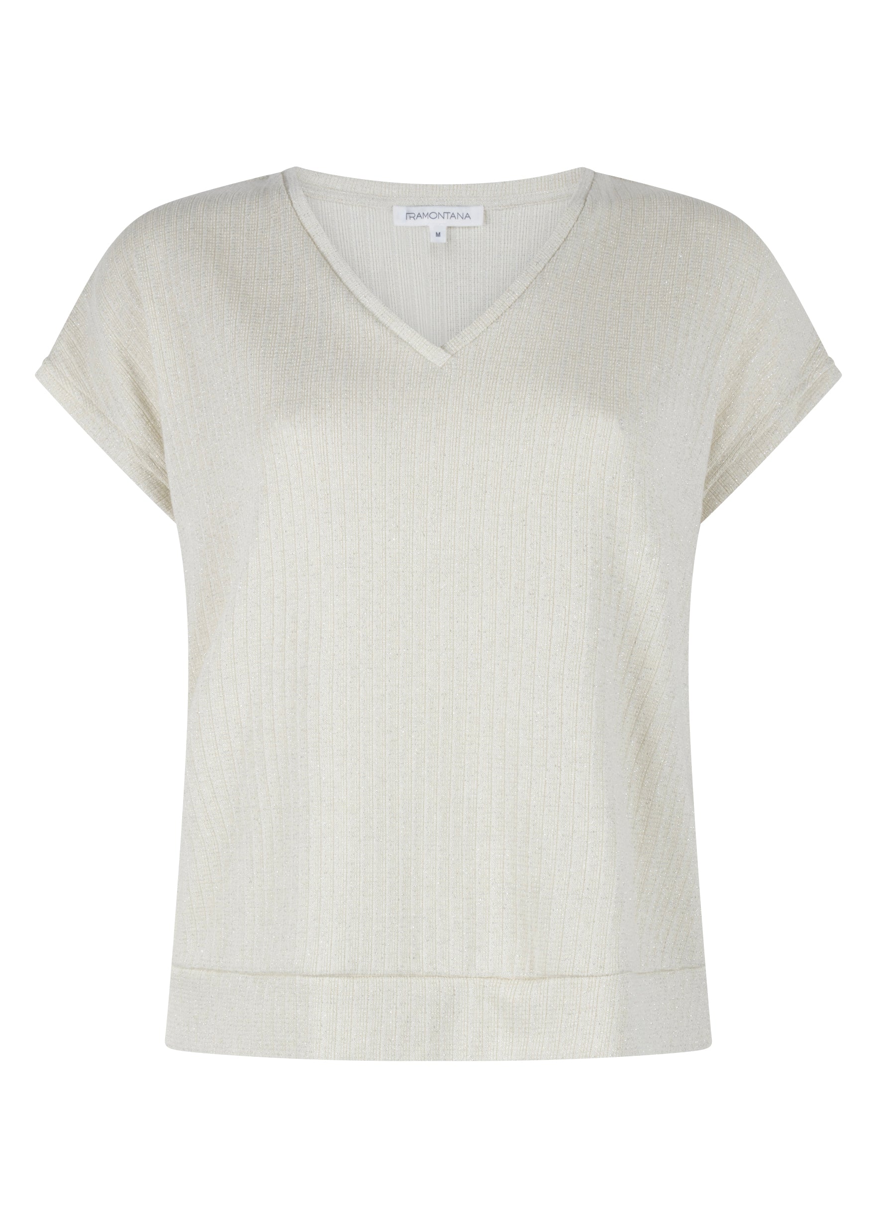 Tramontana Knitted Top Lurex Stone
