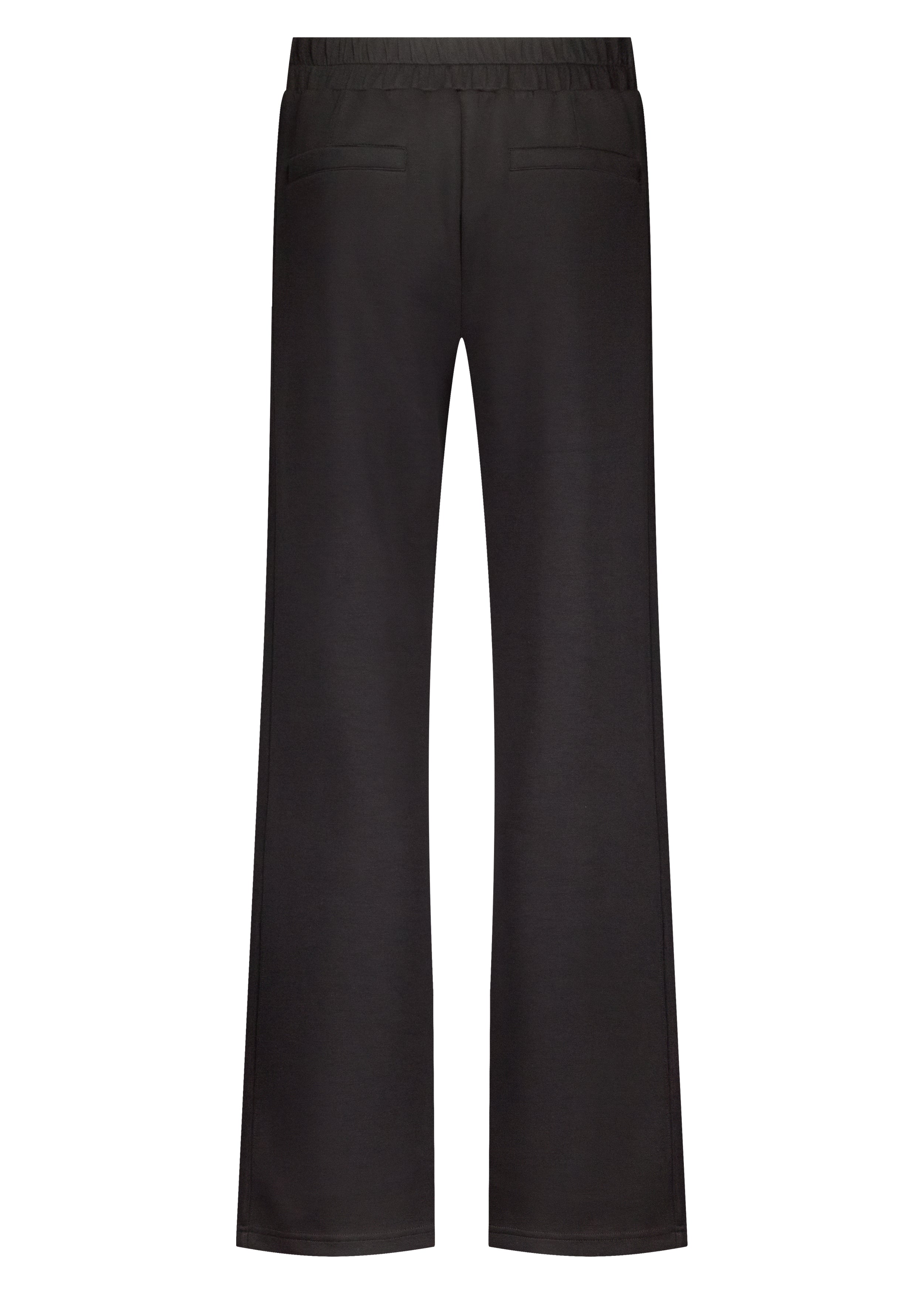 Technical Sweat Wide-leg Trousers Tramontana Black