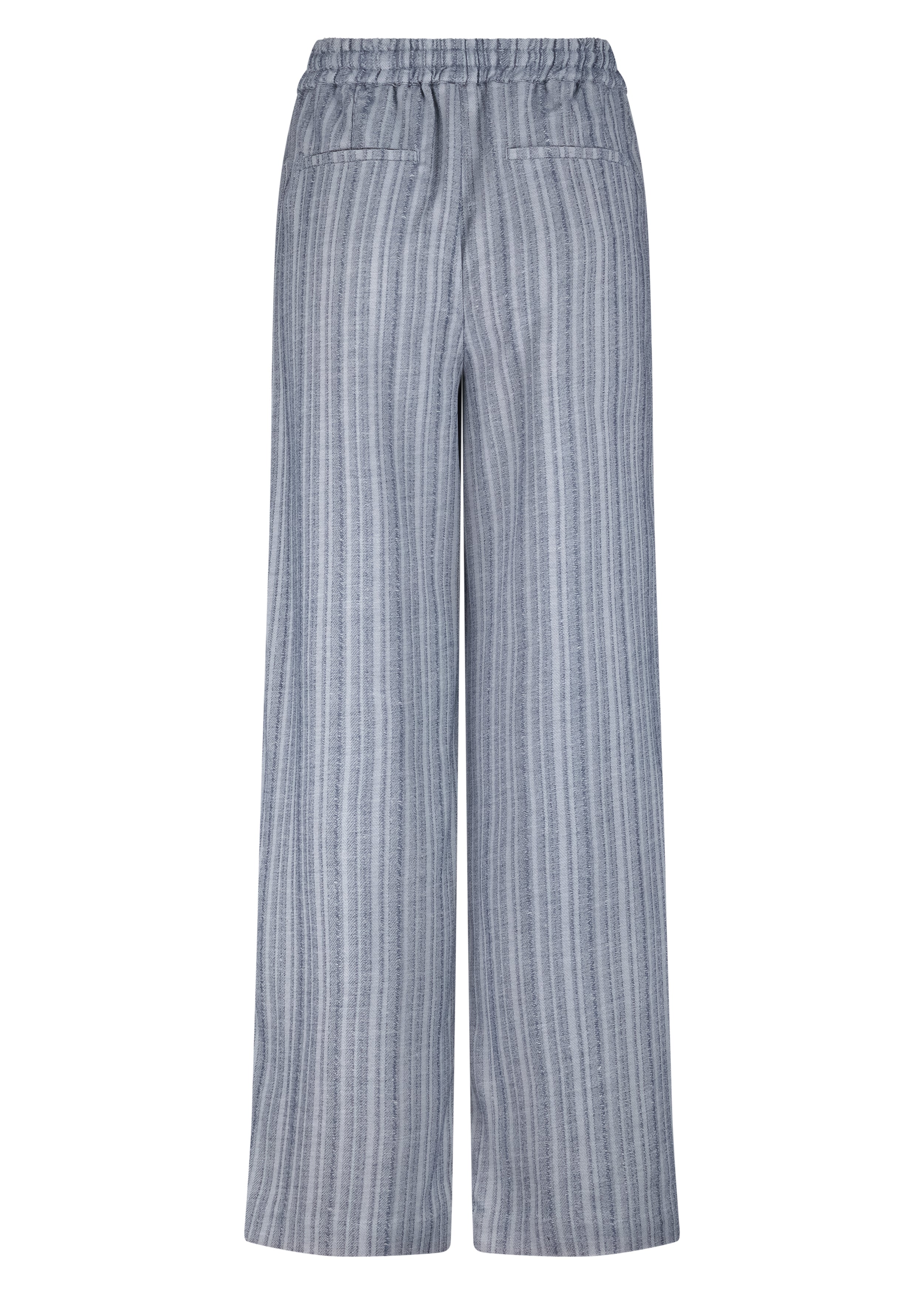 Tramontana Broek Wide Leg Blue Melange