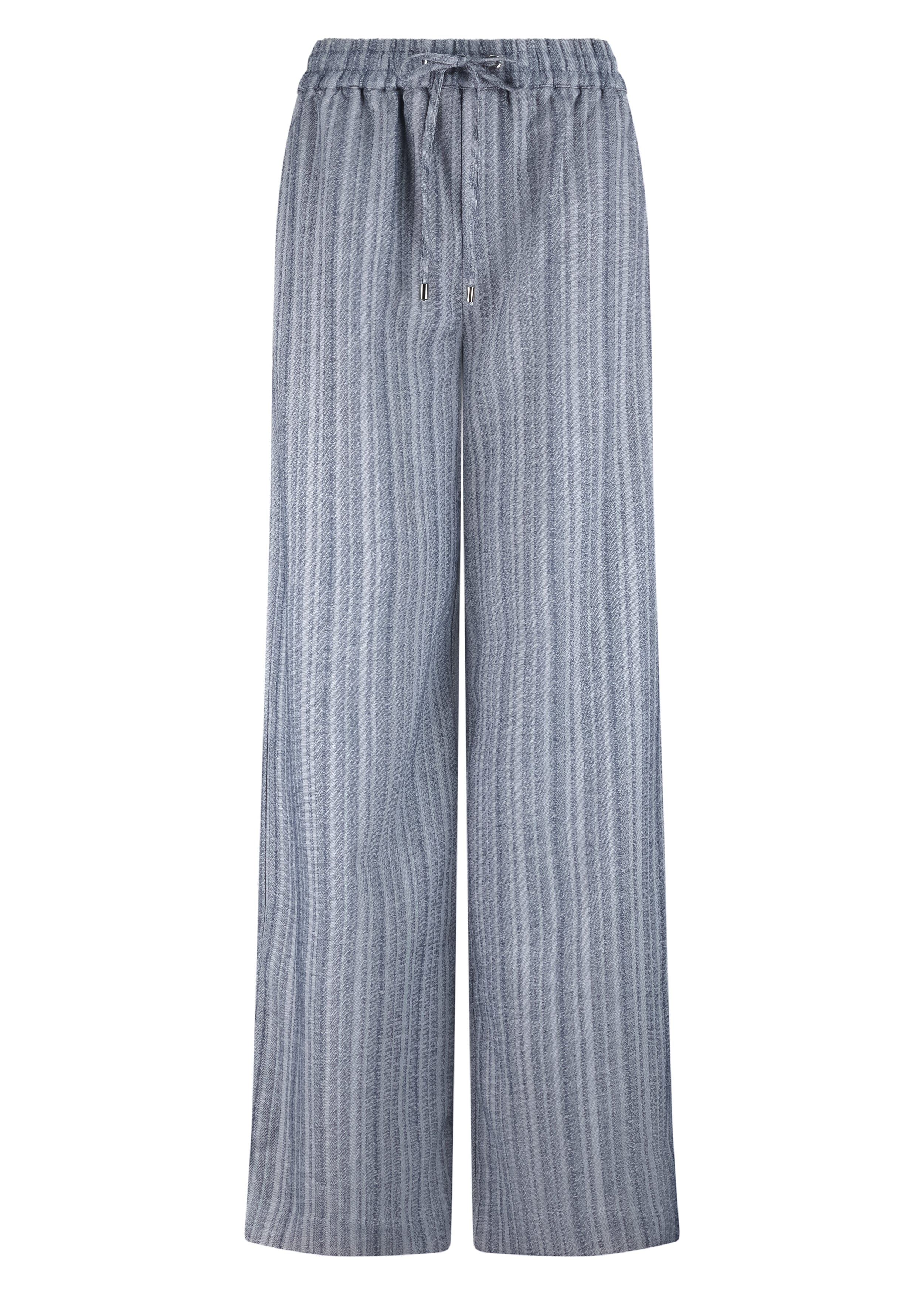 Tramontana Broek Wide Leg Blue Melange