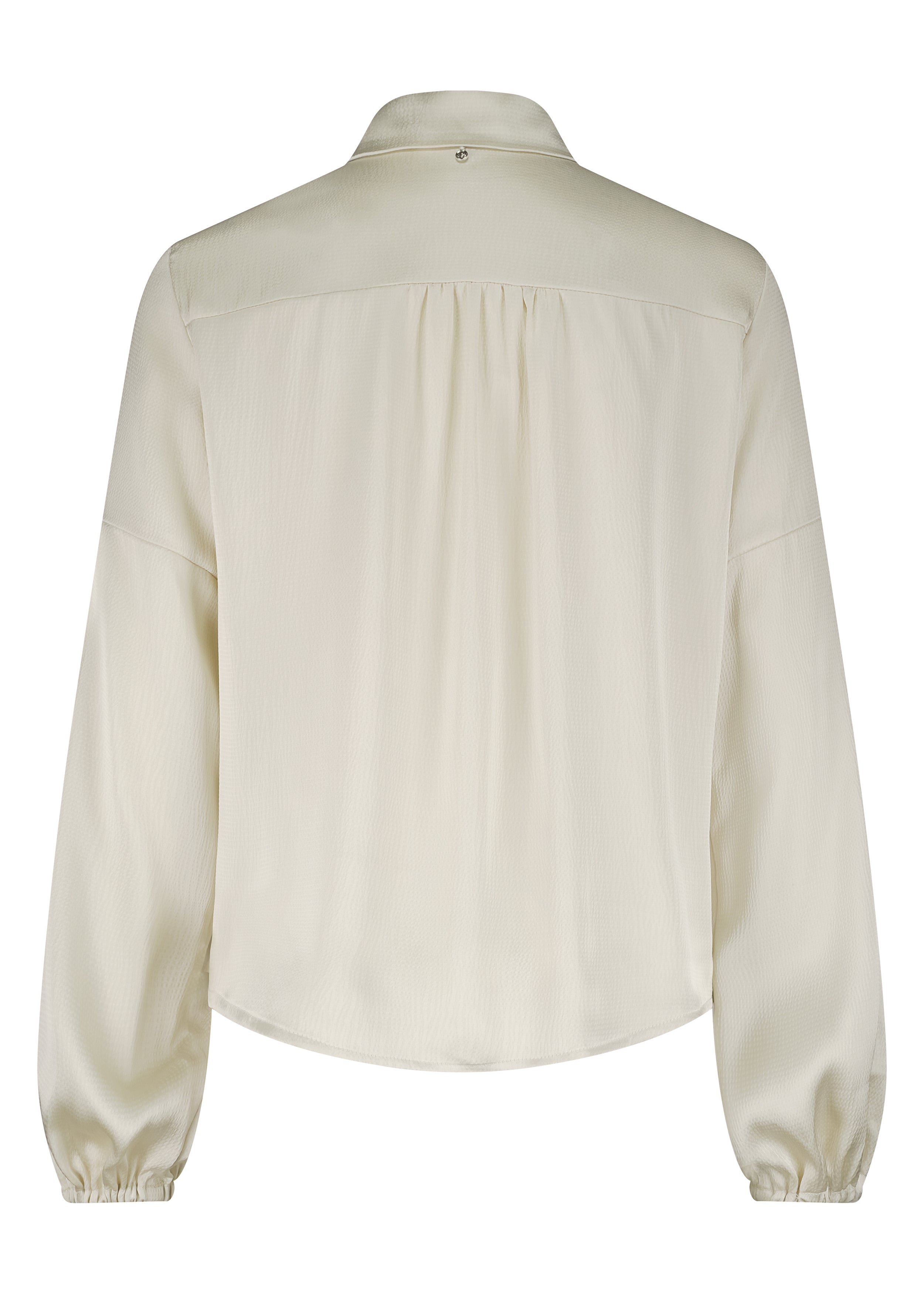 Tramontana Satijnen Blouse Met Gedraaid Detail Stone