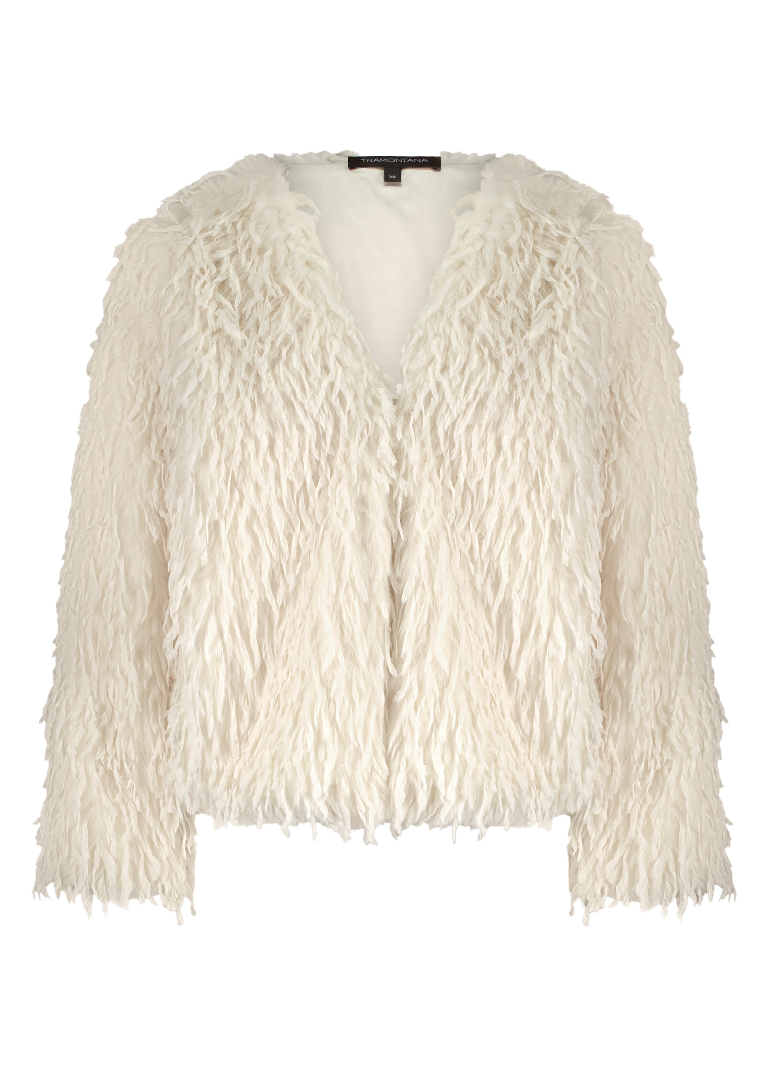 Fluffy Jacket Tramontana Off White