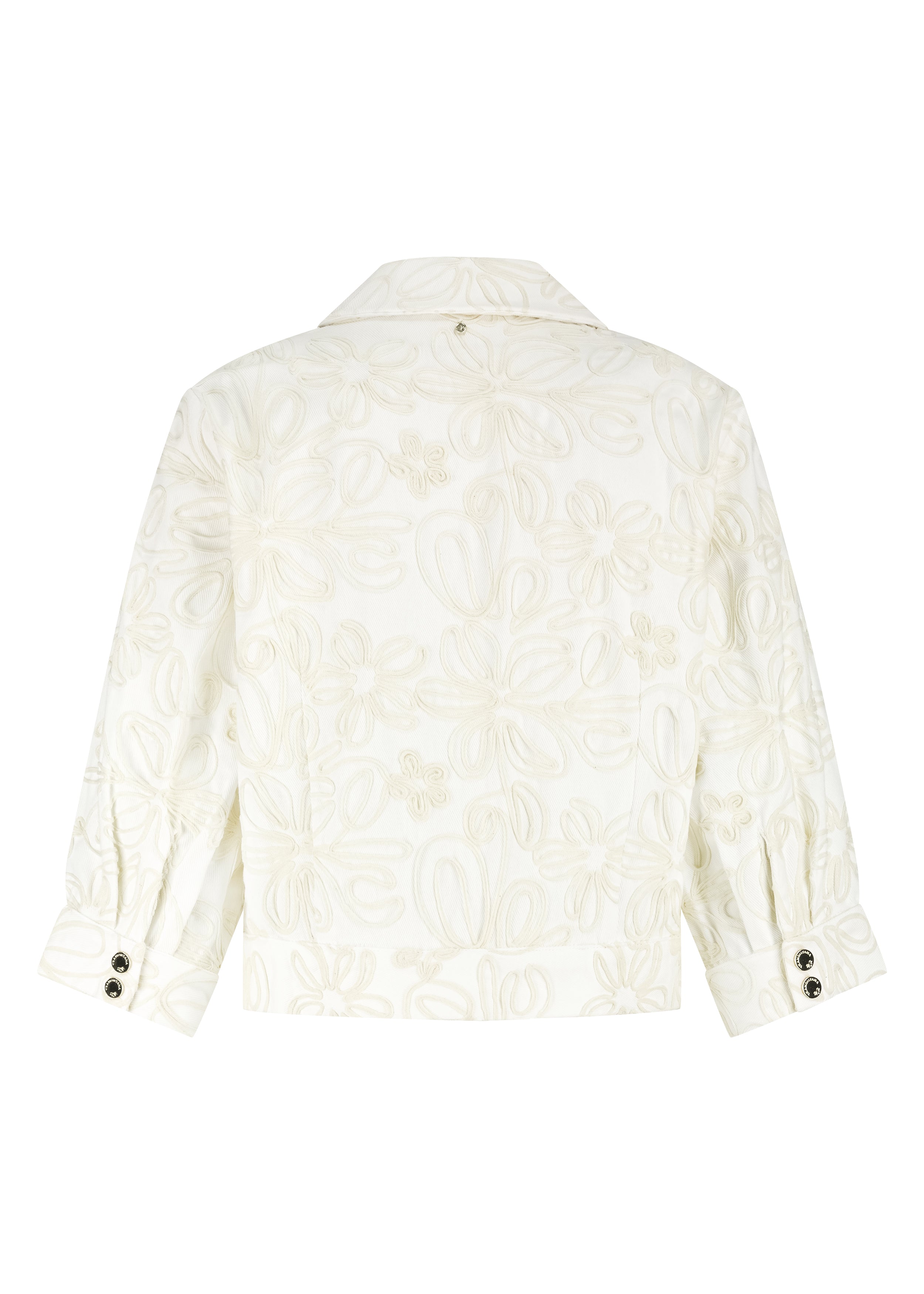 Tramontana Denim Jacket Off Wh