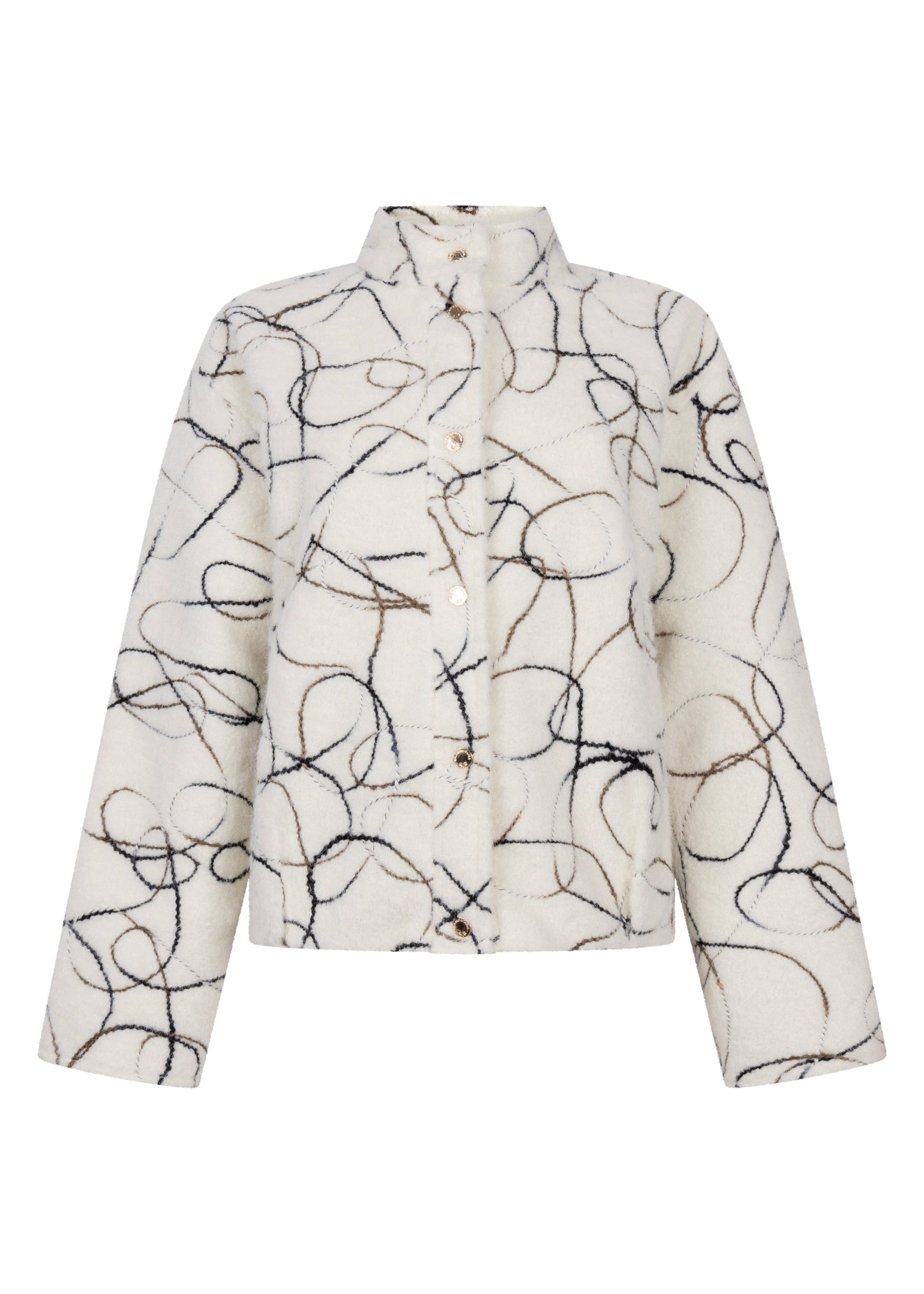 Tramontana Graphic Teddy Jacket Snow