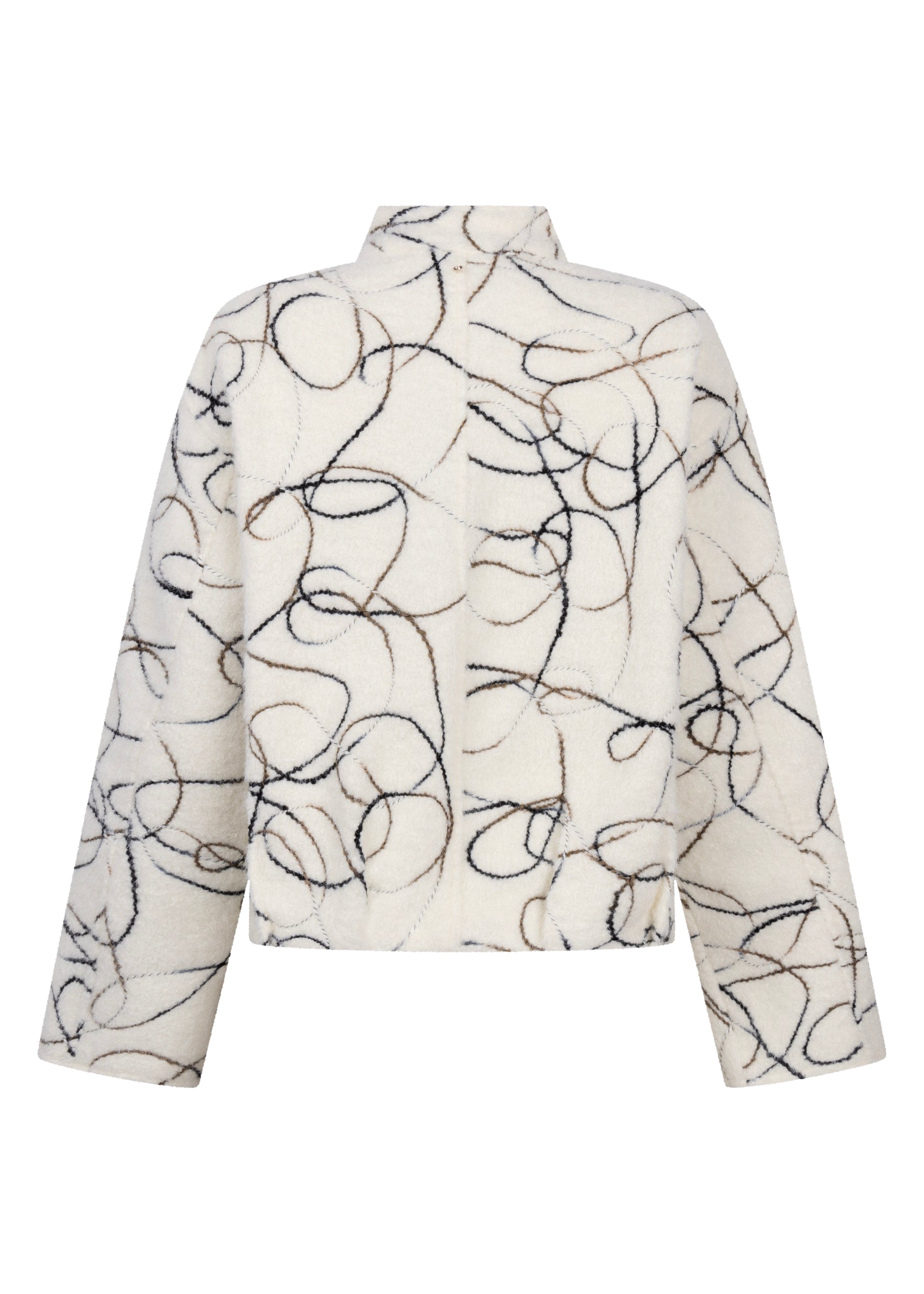 Tramontana Graphic Teddy Jacket Snow