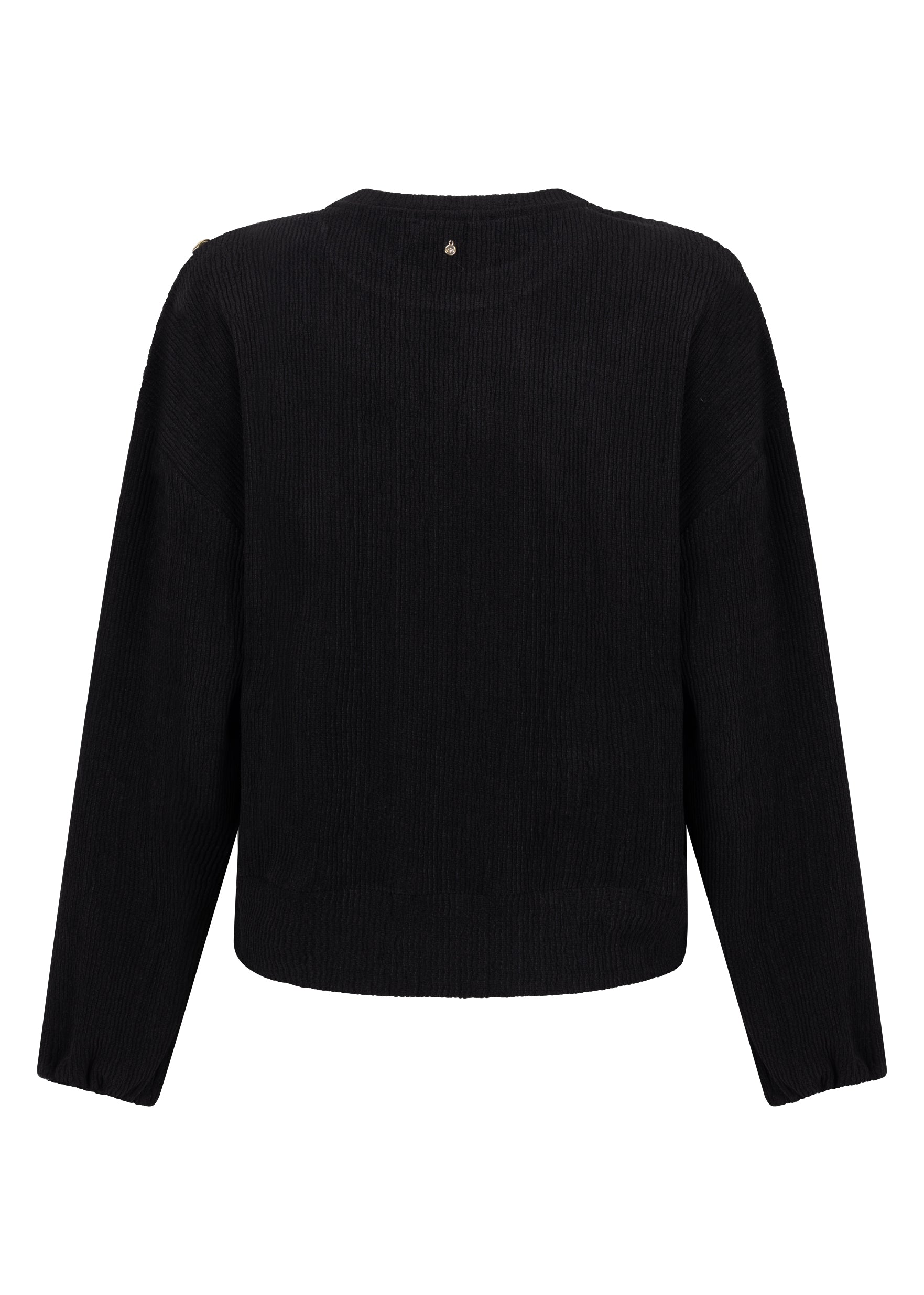 Tramontana Jumper Dropped Shoulder Black