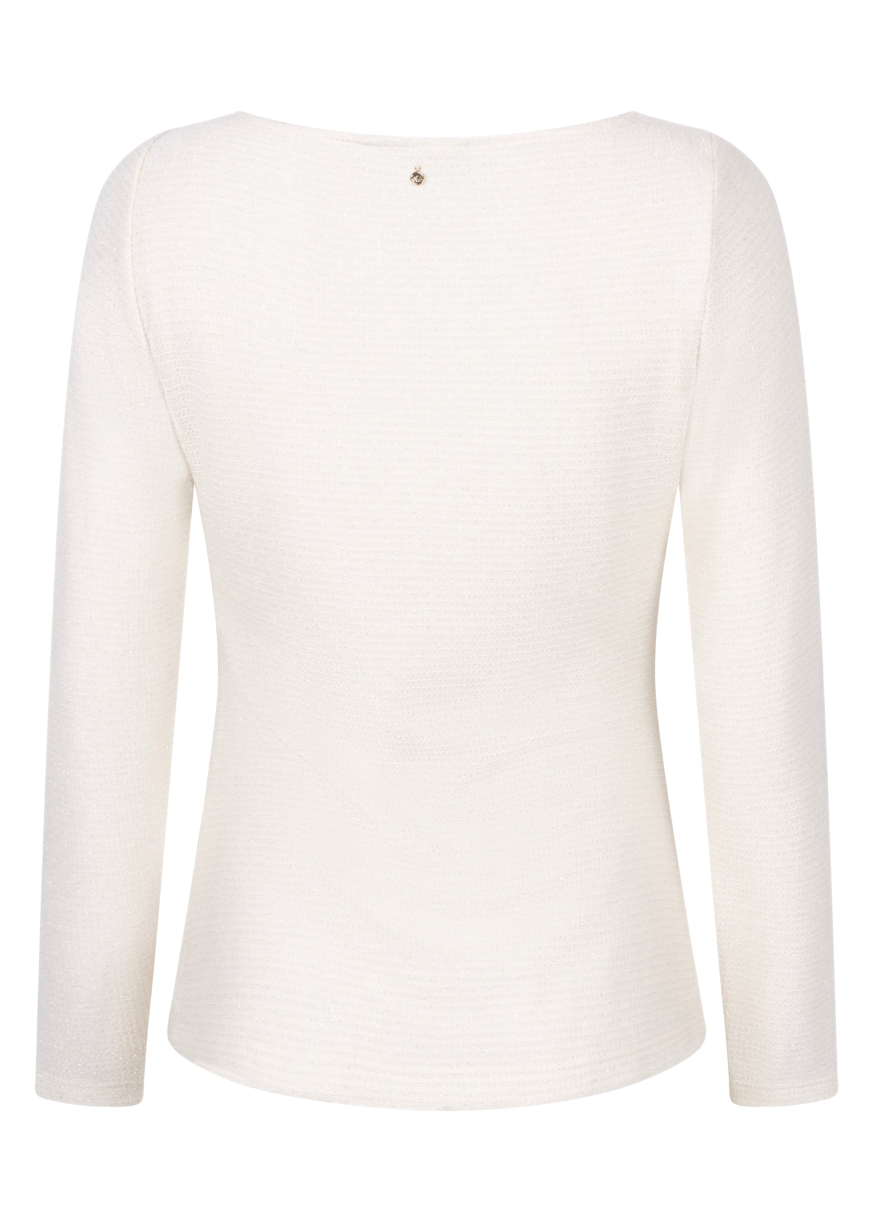 Tramontana Top Asymmetrical Neck Snow