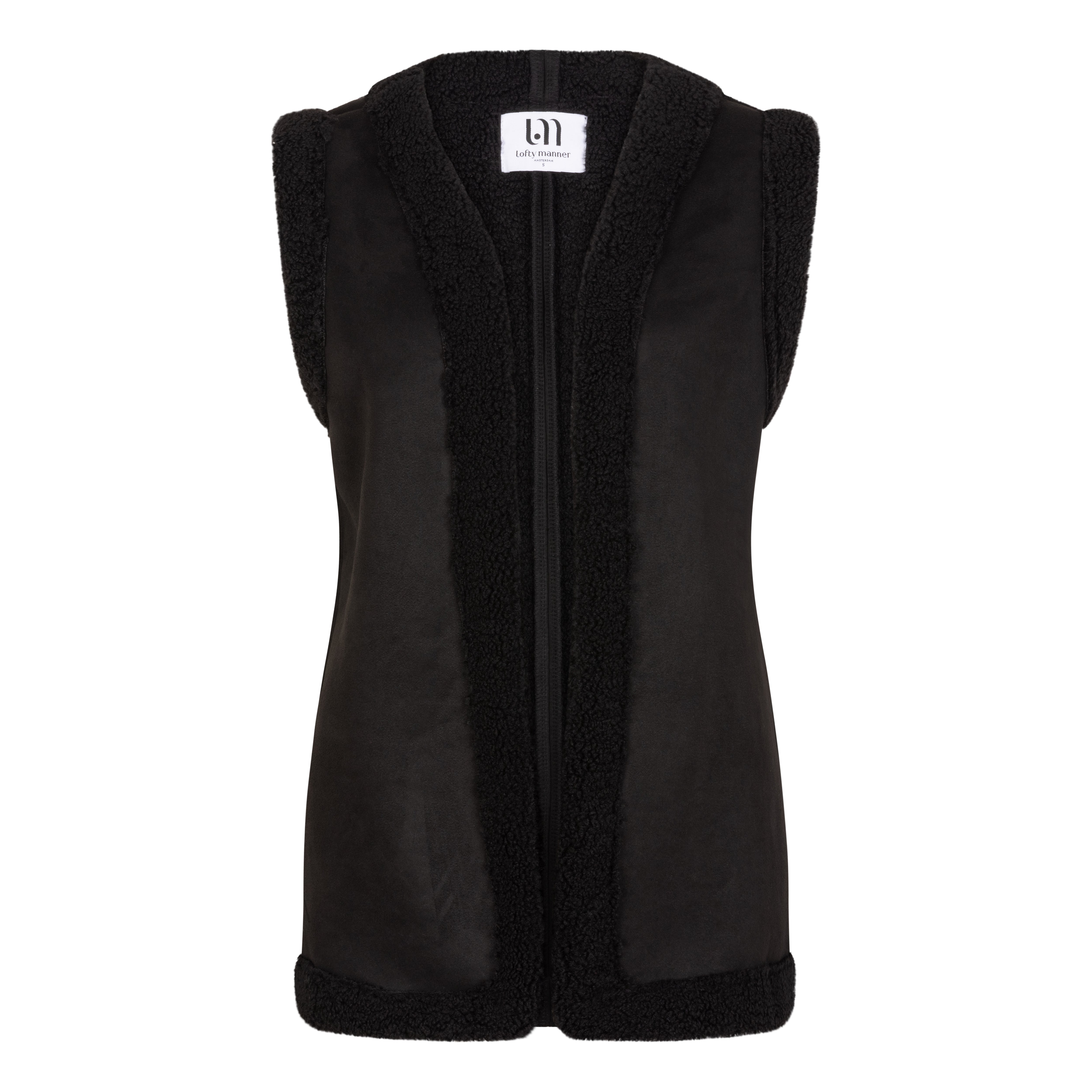 Lofty Manner Gilet Xenia Zwart