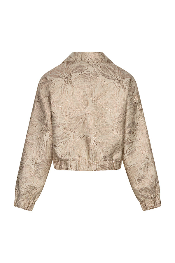 Lofty Manner Jacket Helja Fancy Jacquard Cream