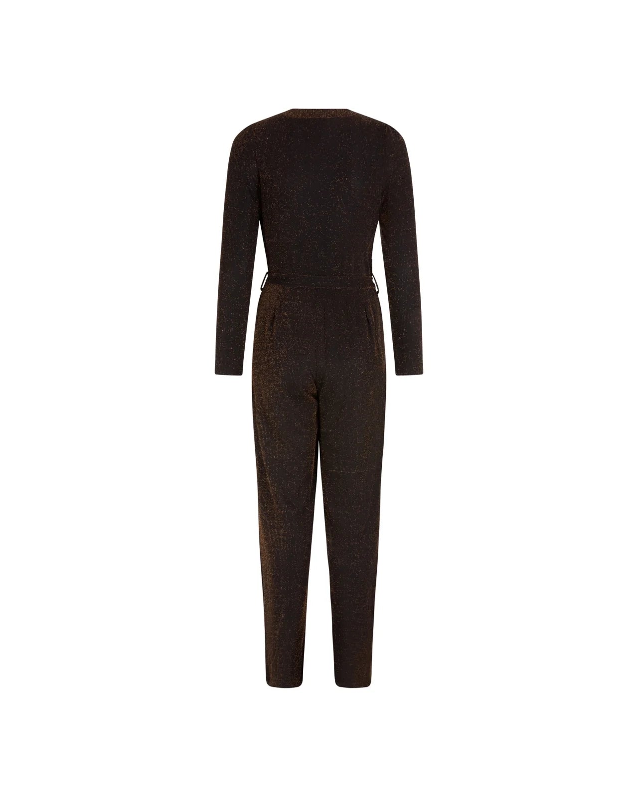 Lofty Manner Jumpsuit Mavis Met Subtiele Glinstering Bruin
