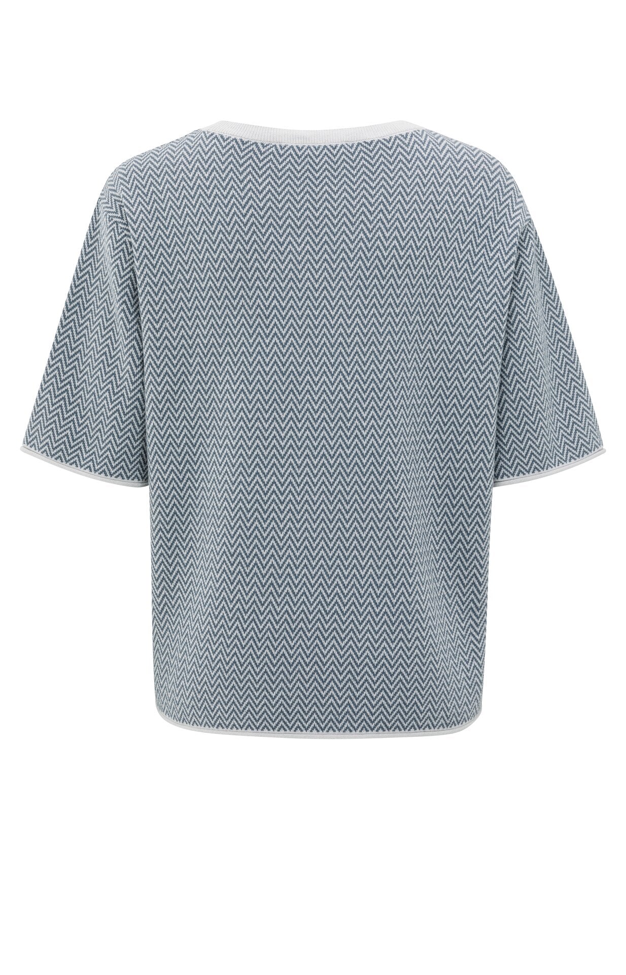 Jacquard T-shirt ZigZaf Patroon YAYA