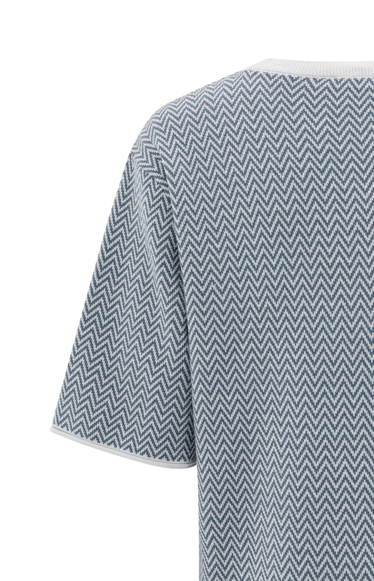 Jacquard T-shirt ZigZaf Patroon YAYA