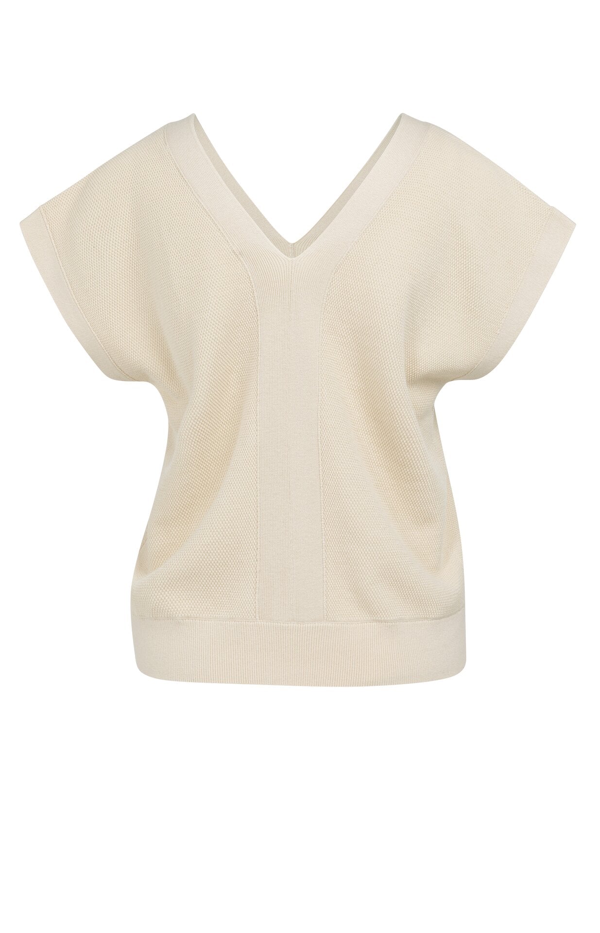 Yaya Mesh Stitch Sweater creme