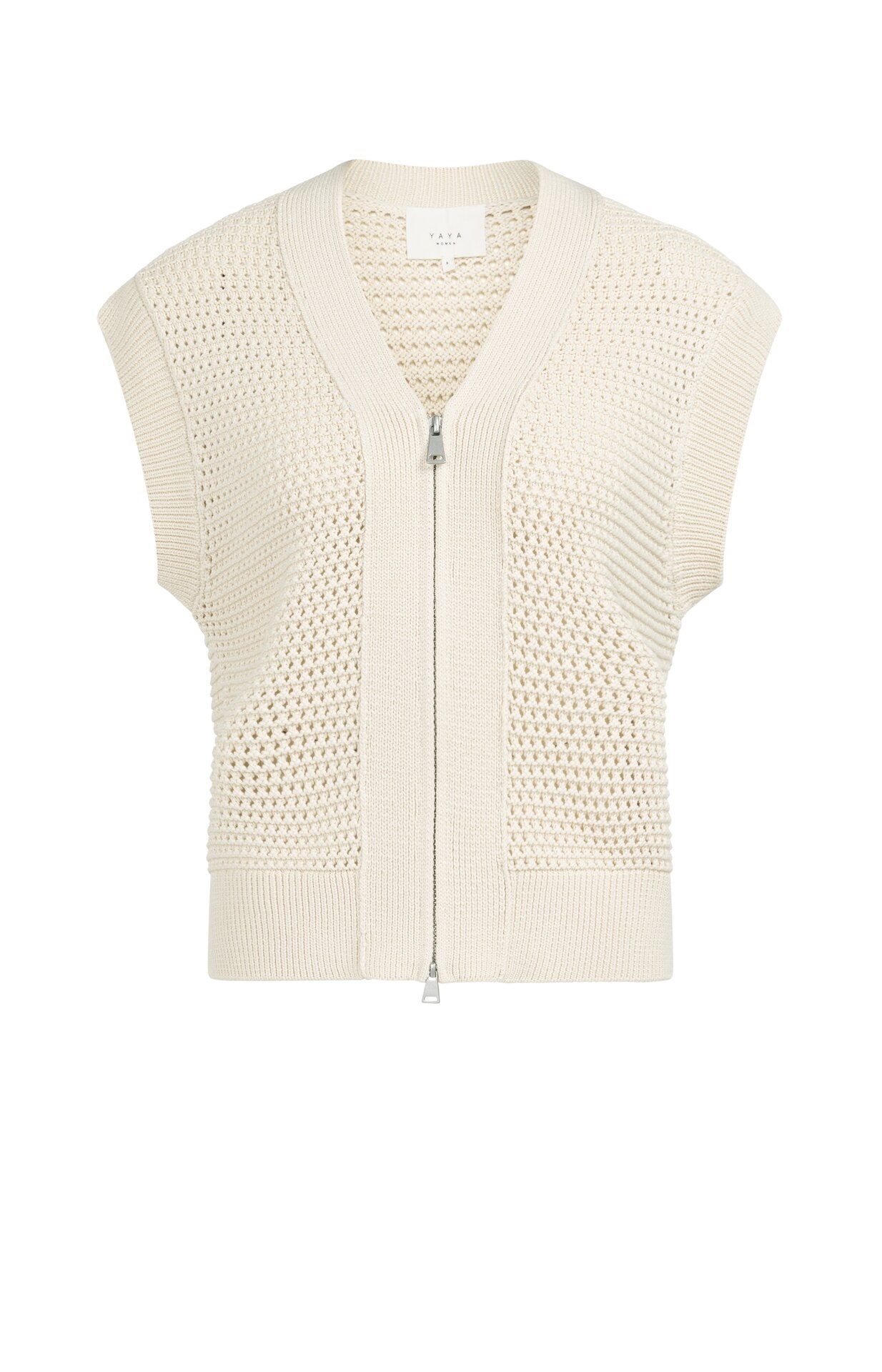 Yaya Mesh Stitch Cardigan
