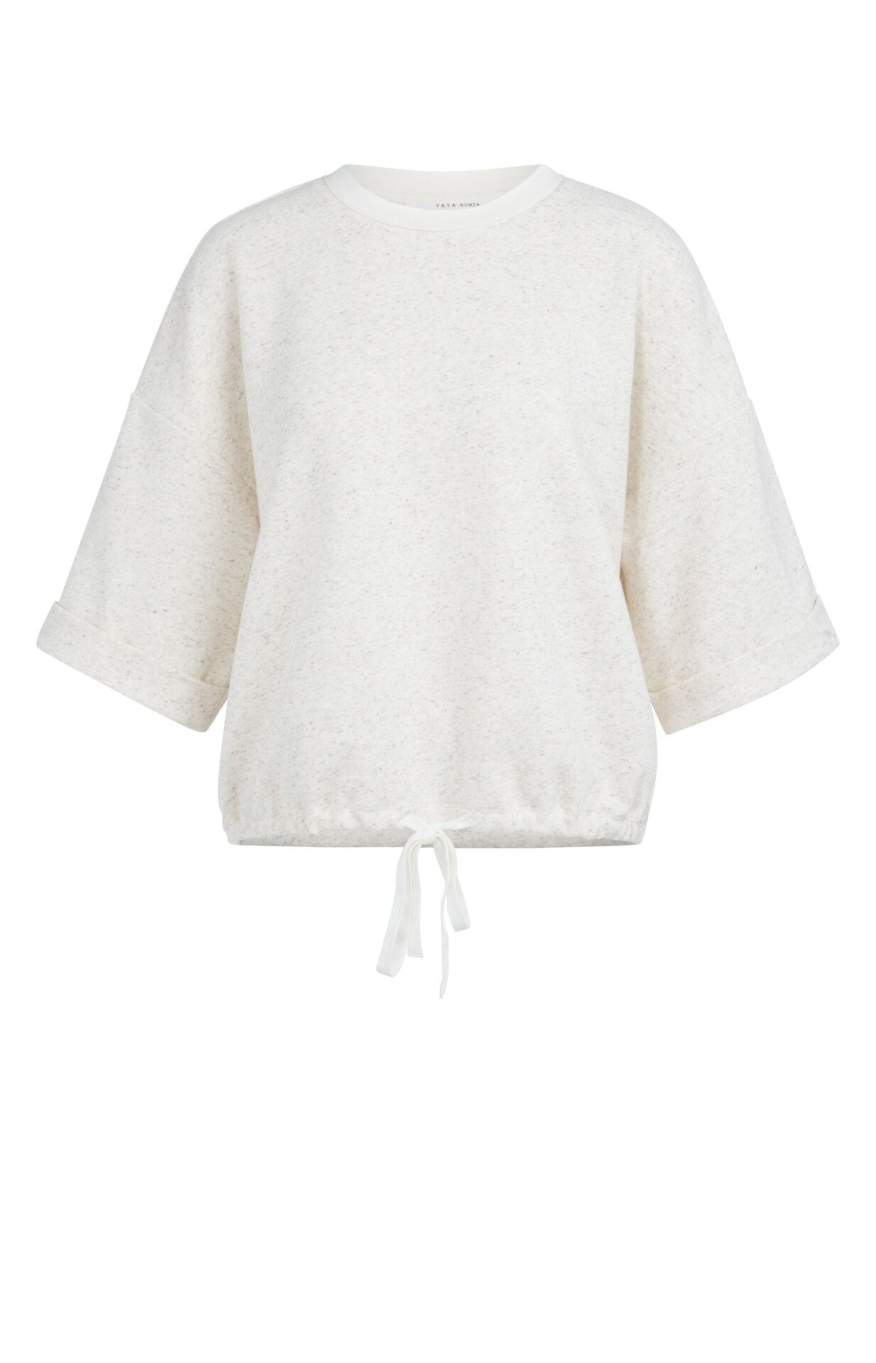 Yaya Sleeve Sweartshirt Ivory