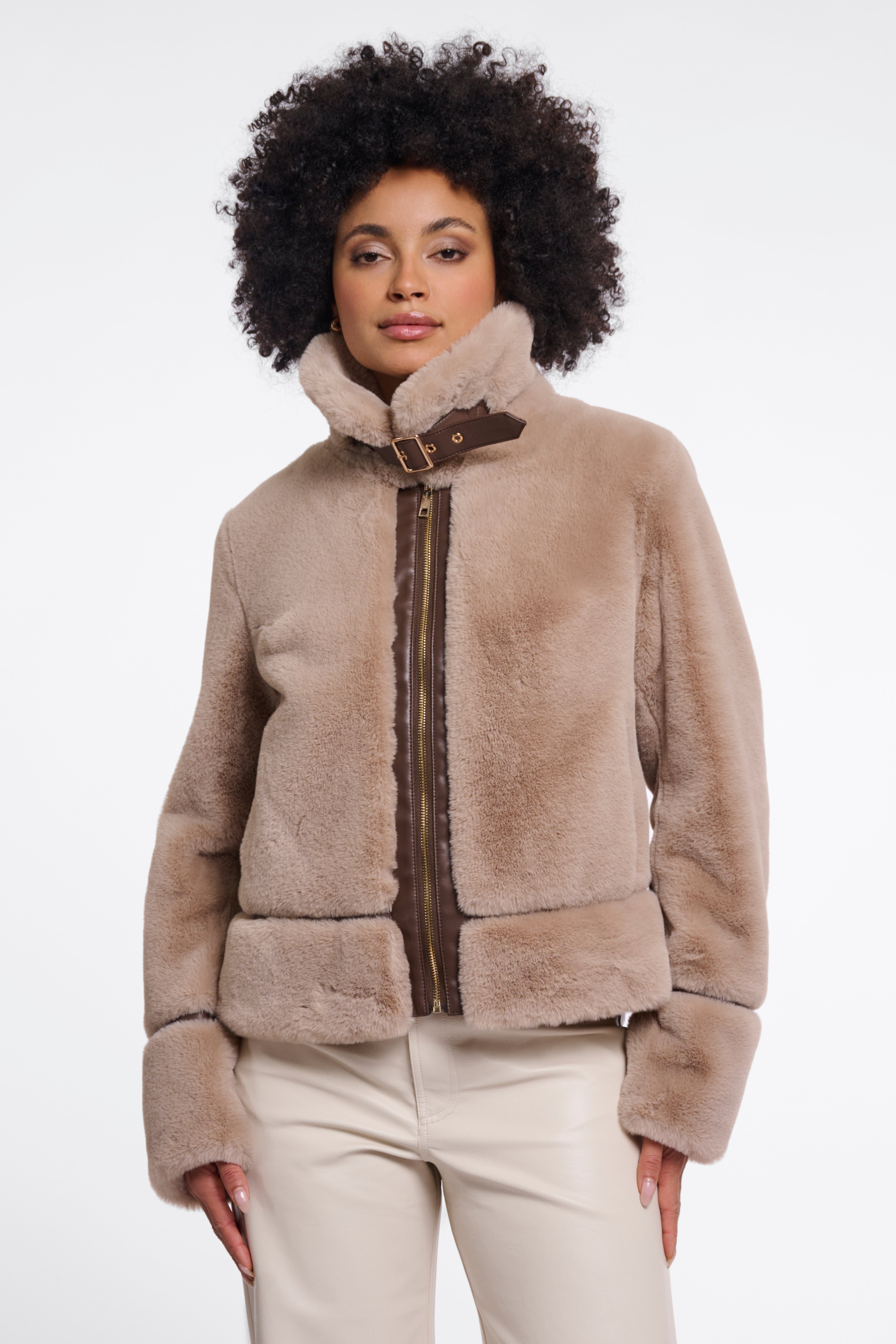 Rino&pelle Lambra Faux Jacket