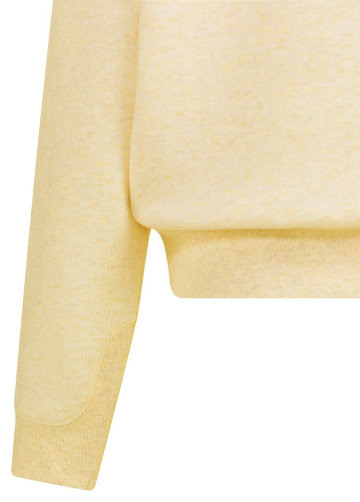 YAYA Zachte Sweater Met Artwork Yellow Melange