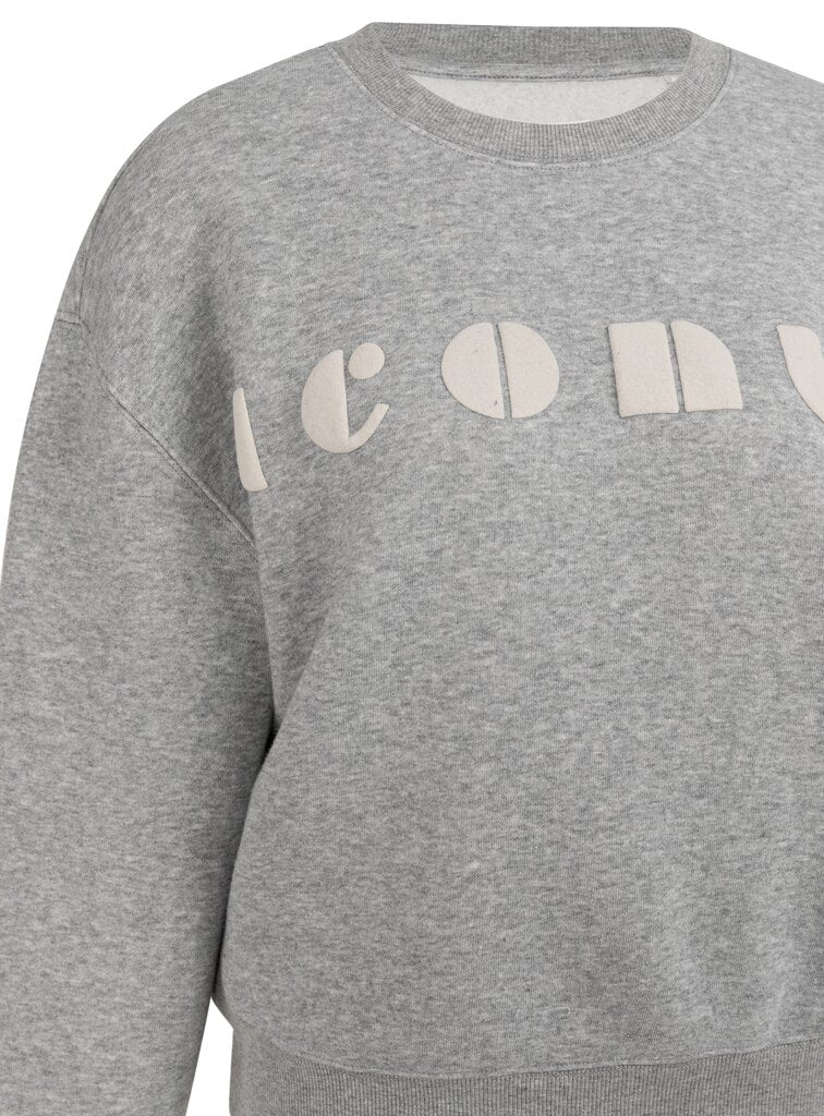 Yaya Sweater Artwork Grey