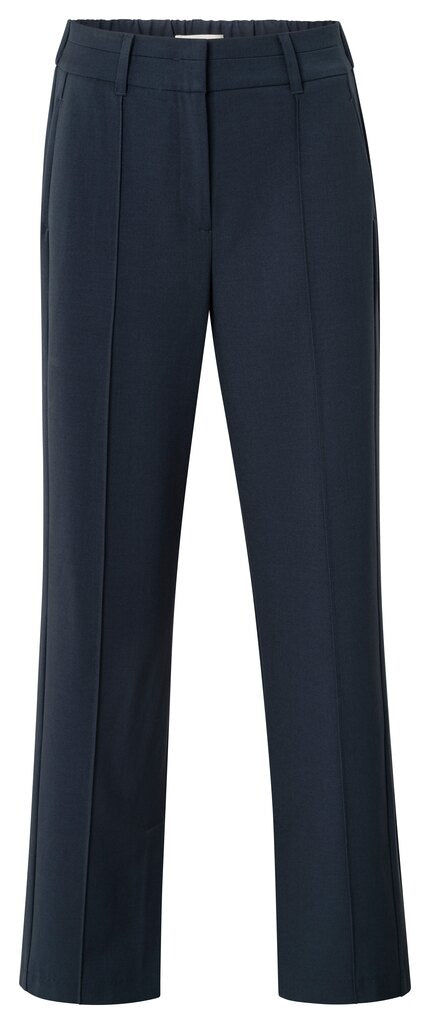 YAYA Broek Sierplooien Collegiate Blue