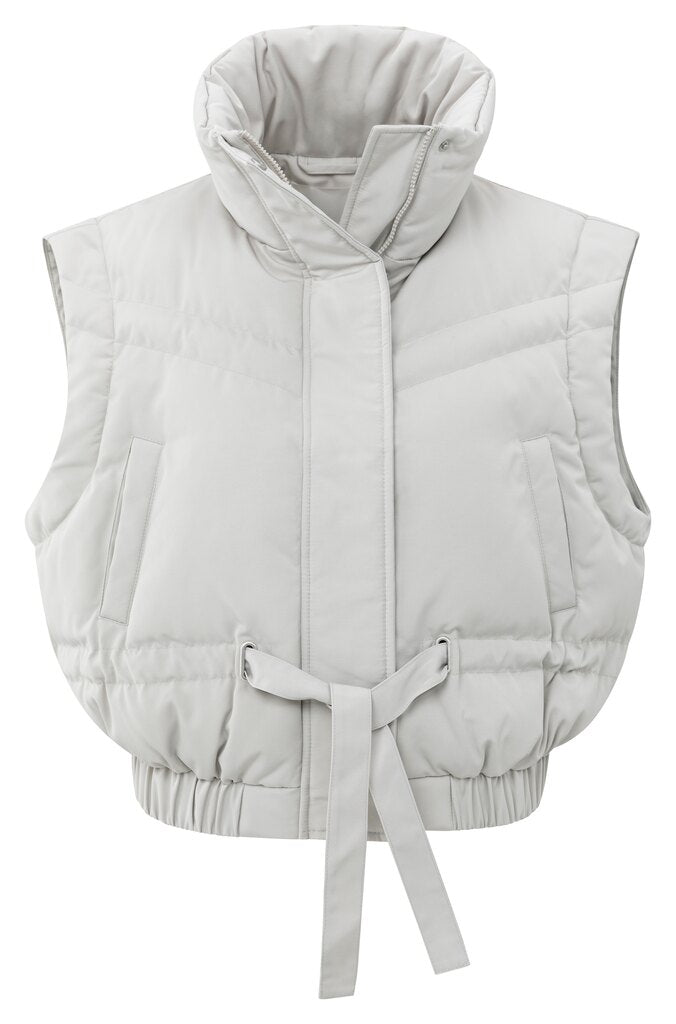 YAYA Jas Oversized Met Afritsmouwen Cloud Grey