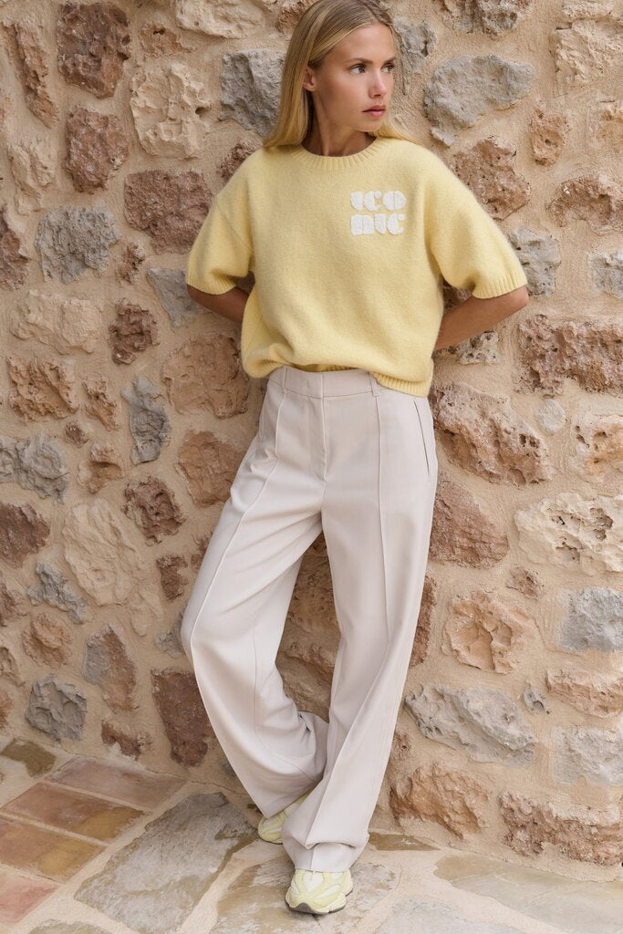 Yaya Broek Stitched Kit Beige